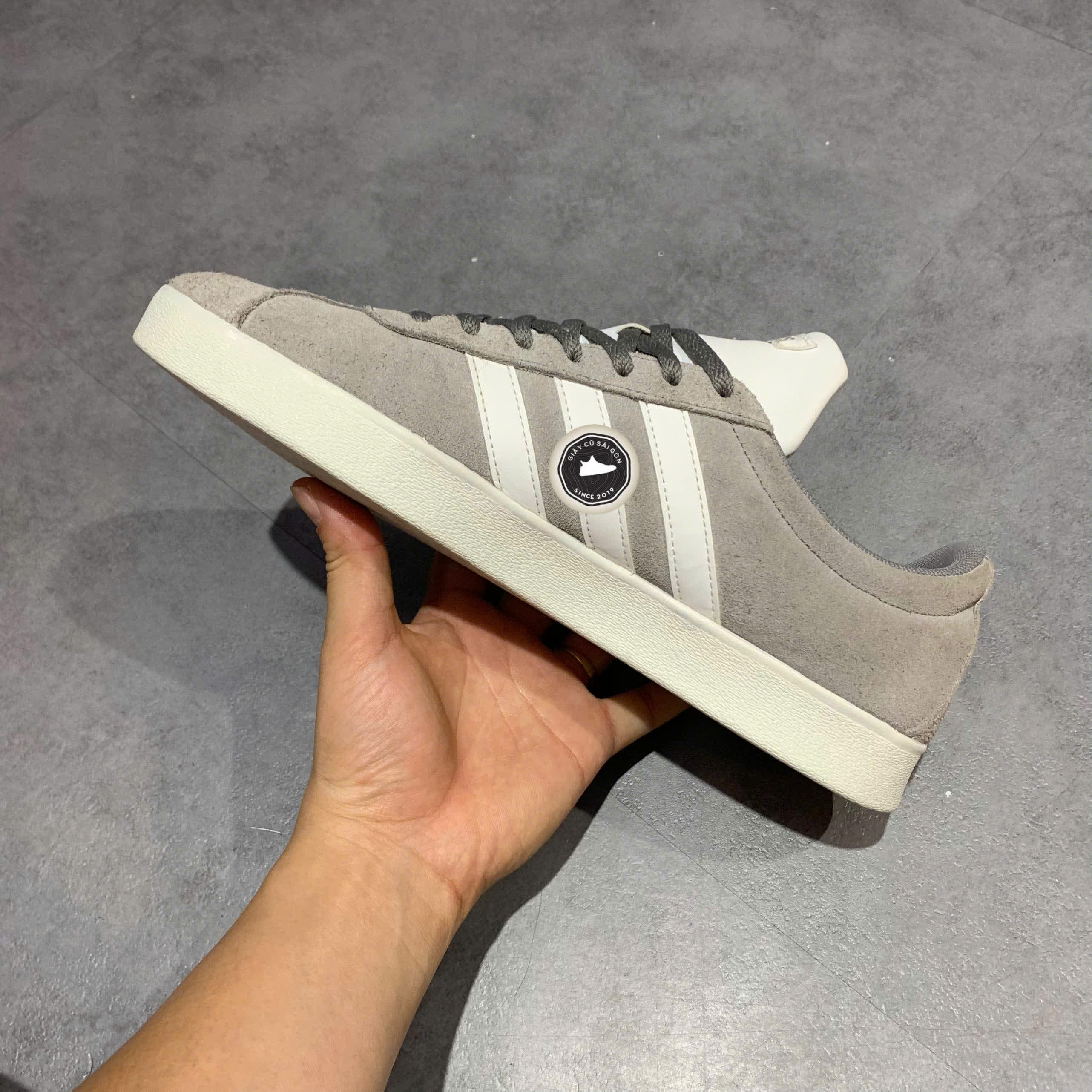 GIÀY ADIDAS VL COURT 2.0 B43807 SIZE 42 2/3