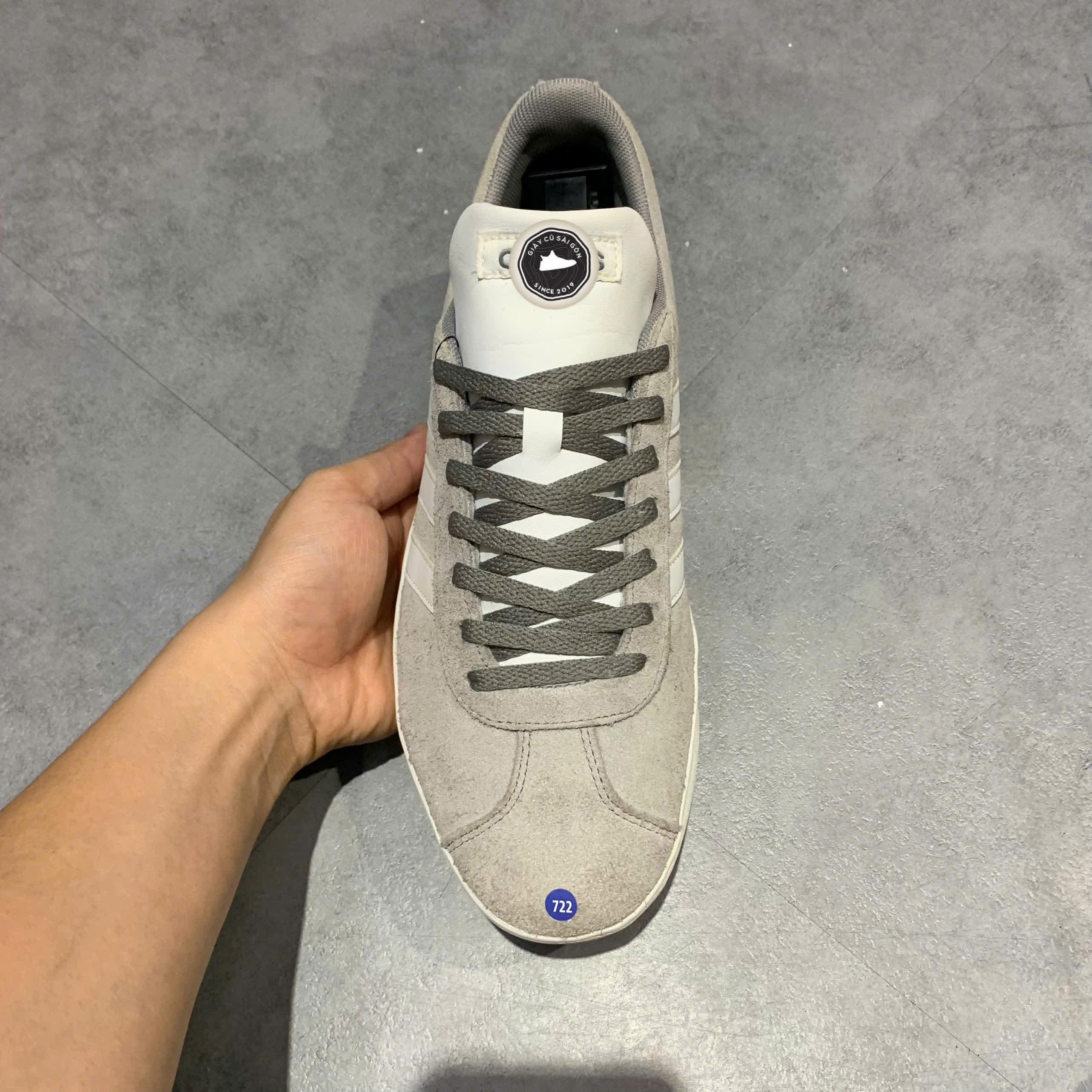 GIÀY ADIDAS VL COURT 2.0 B43807 SIZE 42 2/3