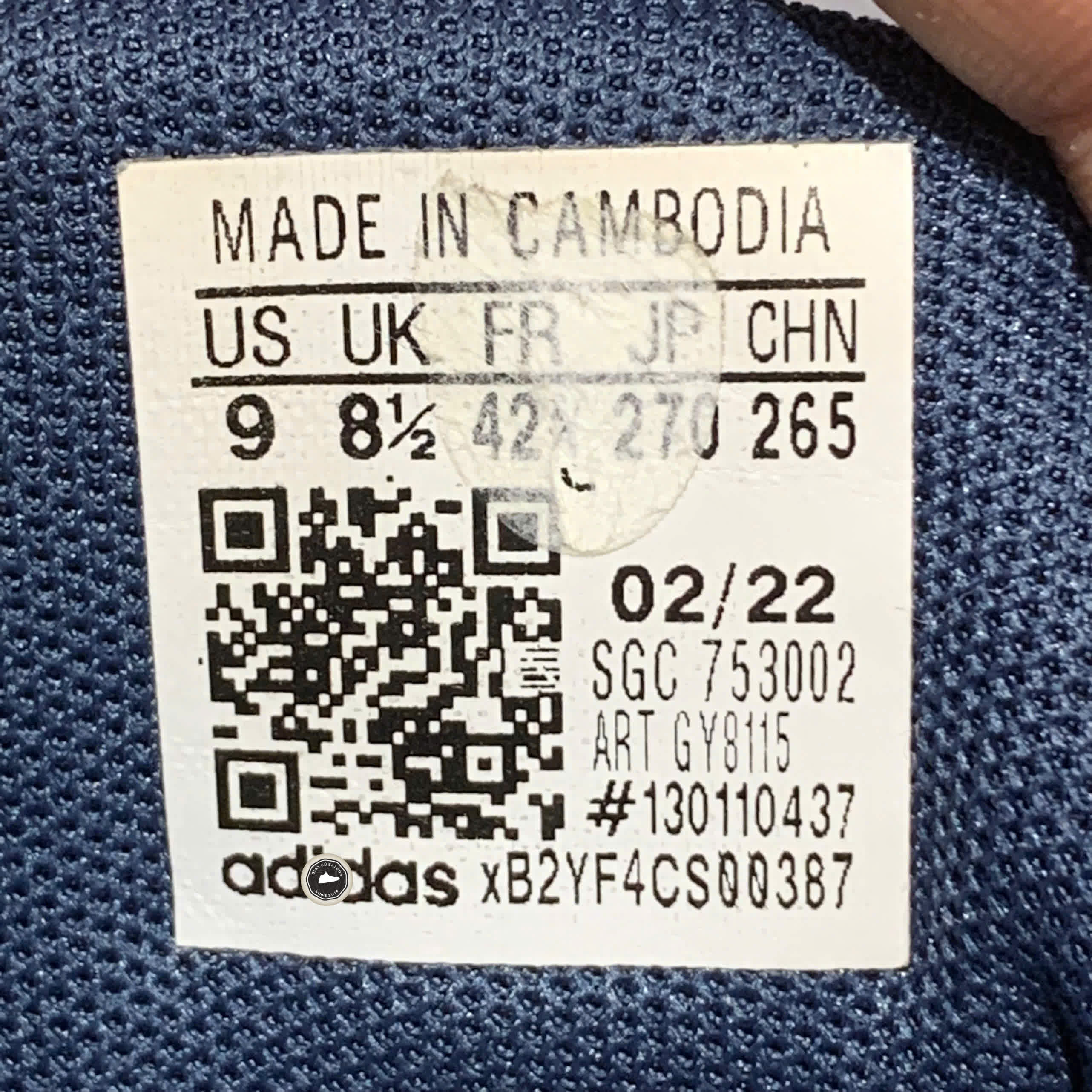 ADIDAS DAILY 3.0 GY8115 SIZE 42 2/3 - GIÀY 2HAND CHÍNH HÃNG