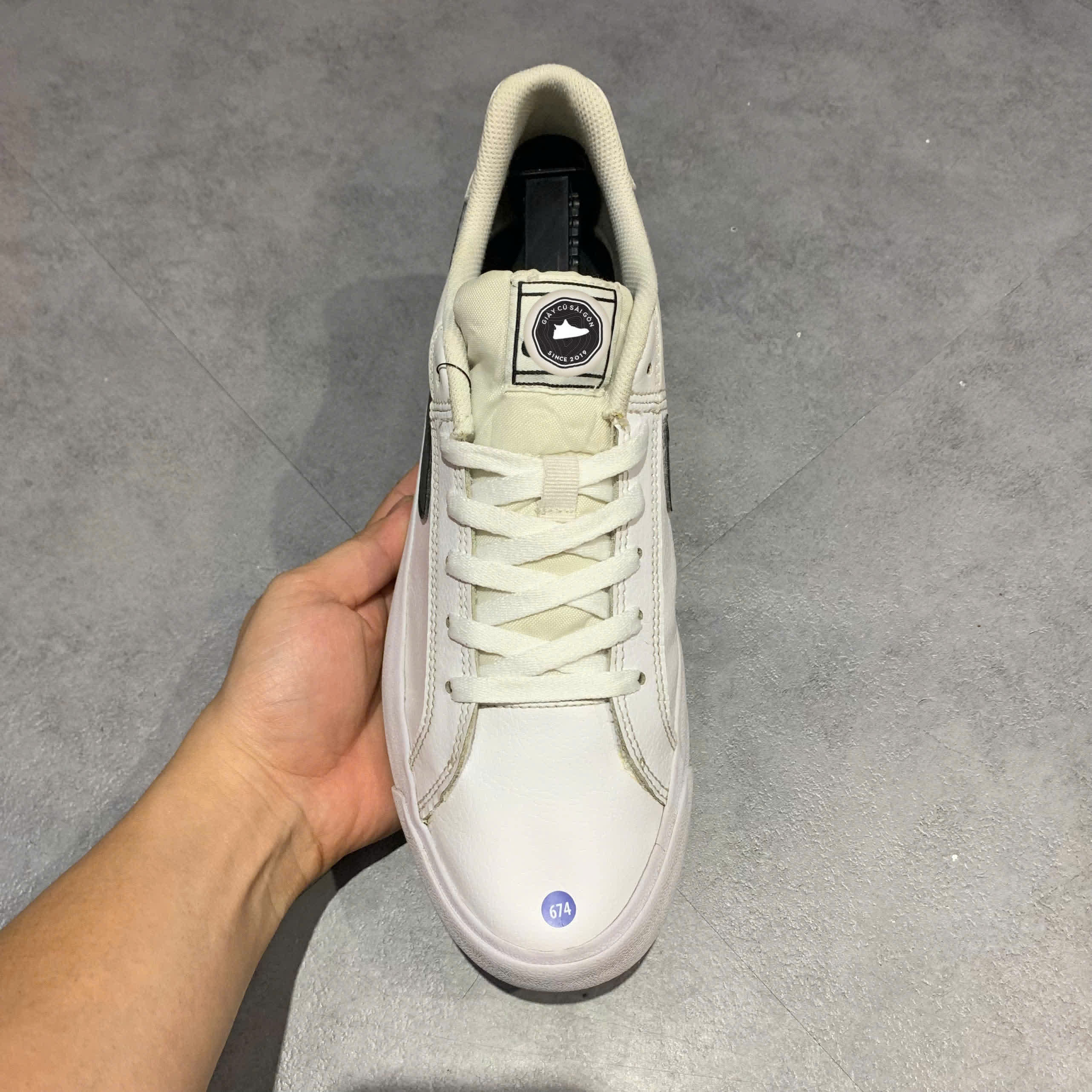 NIKE COURT ROYALE AC BQ4222-103 SIZE 42.5 - GIÀY 2HAND CHÍNH HÃNG