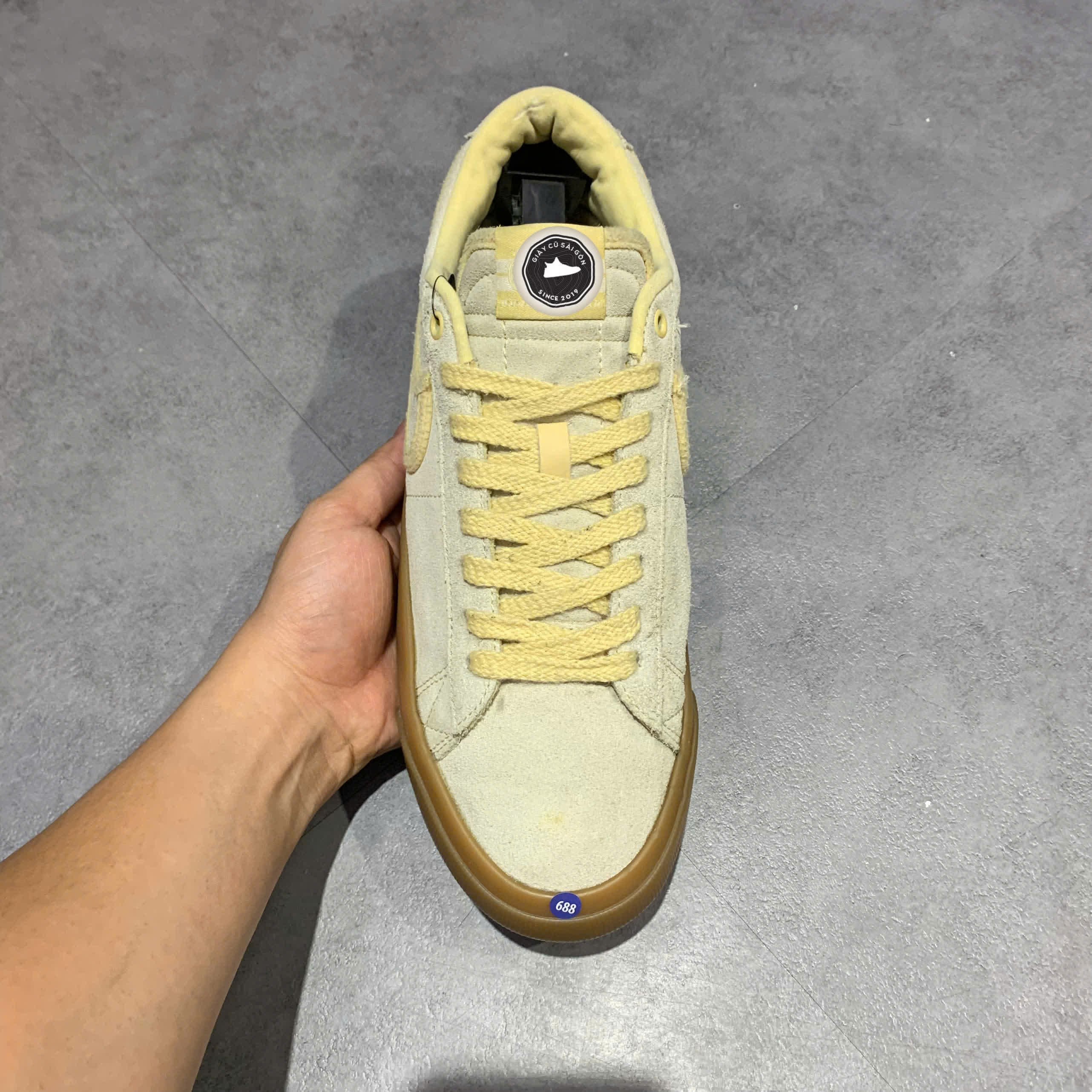 GIÀY NIKE SB BLAZER LOW PRO GT PREMIUM FN7404-200 SIZE 42.5