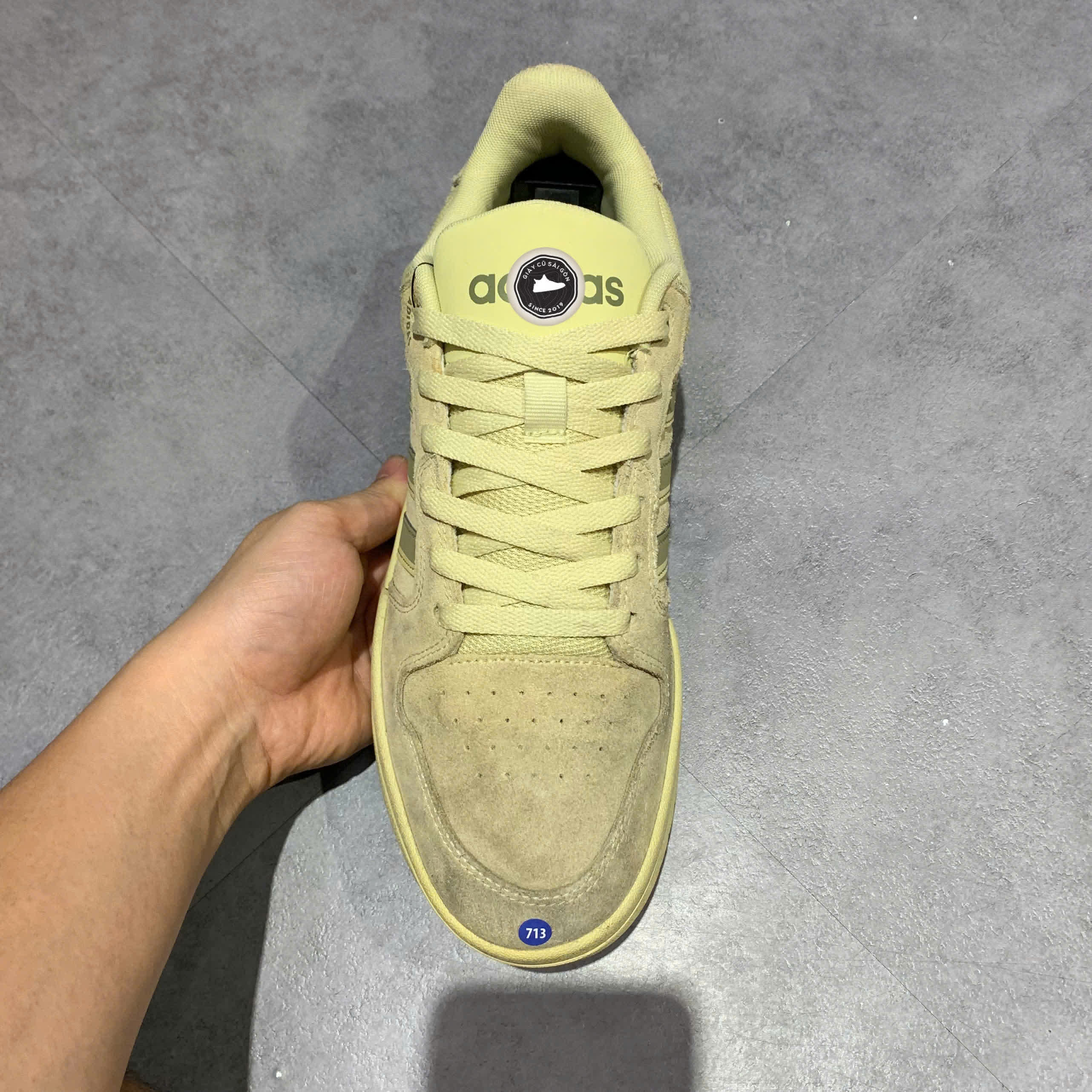 GIÀY ADIDAS NEO SHOES SKATE 'YELLOW' GW9675 SIZE 43 1/3 - GIÀY 2HAND CHÍNH HÃNG