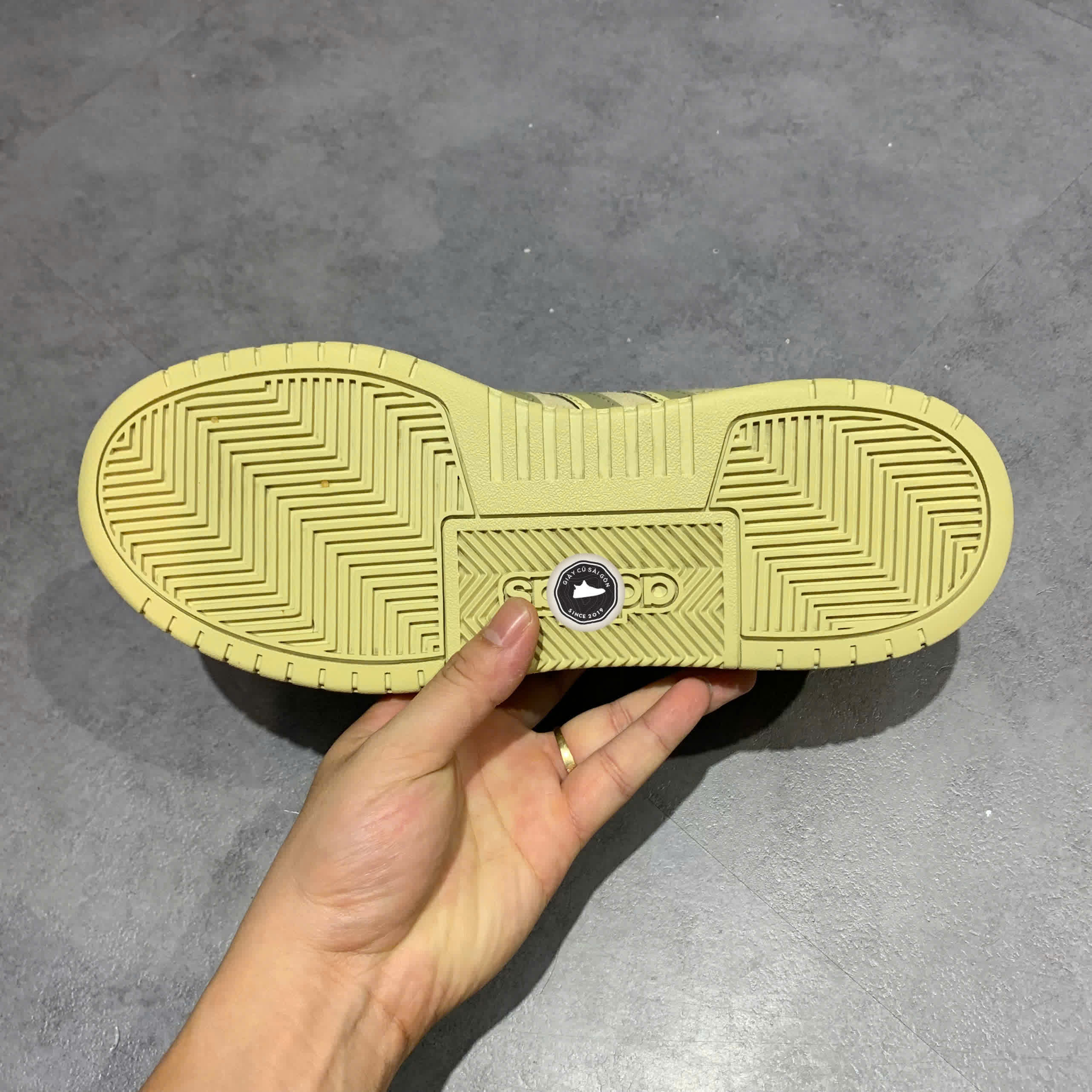 GIÀY ADIDAS NEO SHOES SKATE 'YELLOW' GW9675 SIZE 43 1/3 - GIÀY 2HAND CHÍNH HÃNG