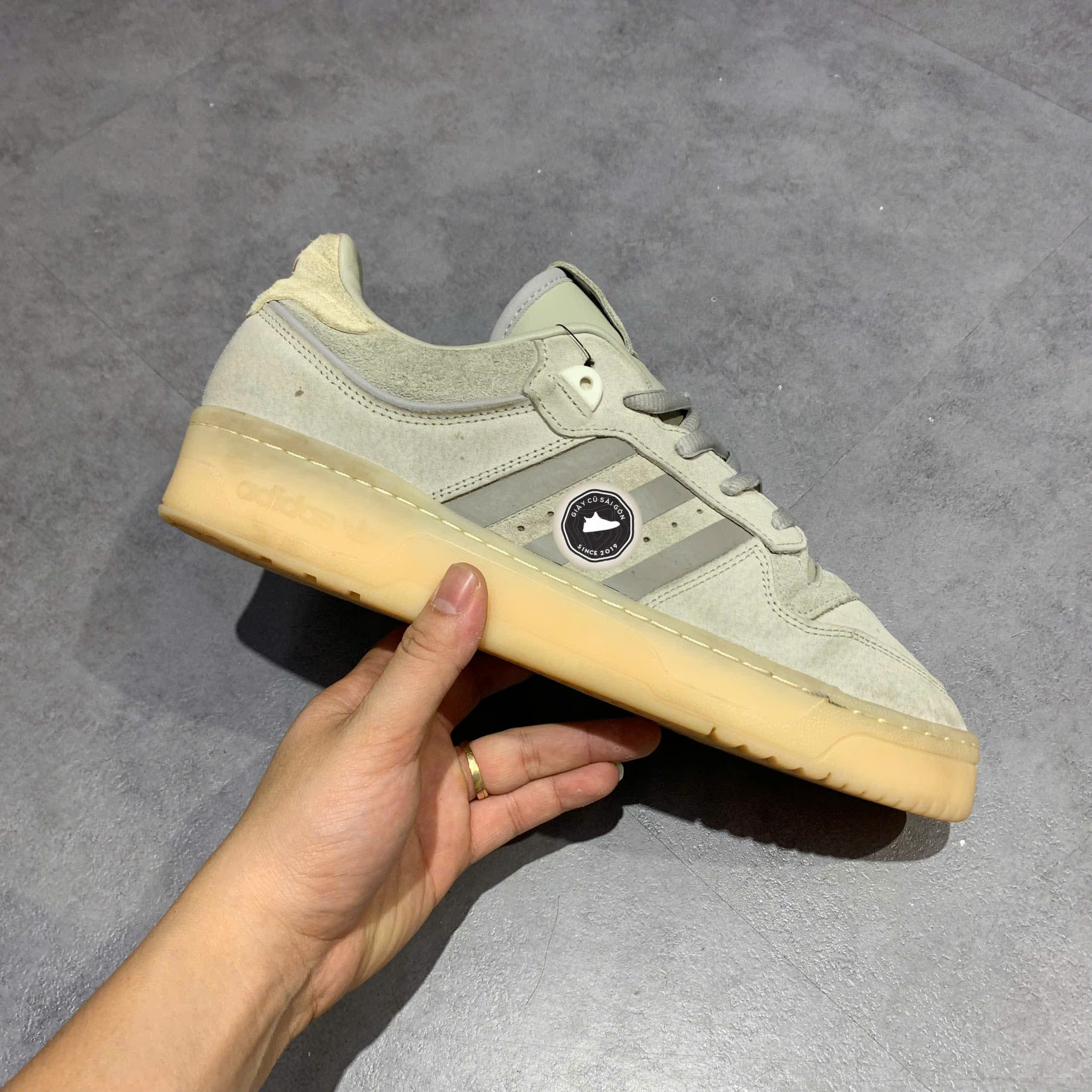ADIDAS RIVALRY LOW 86 'SESAME' – FZ6323 – SIZE 44 – GIÀY 2HAND CHÍNH HÃNG