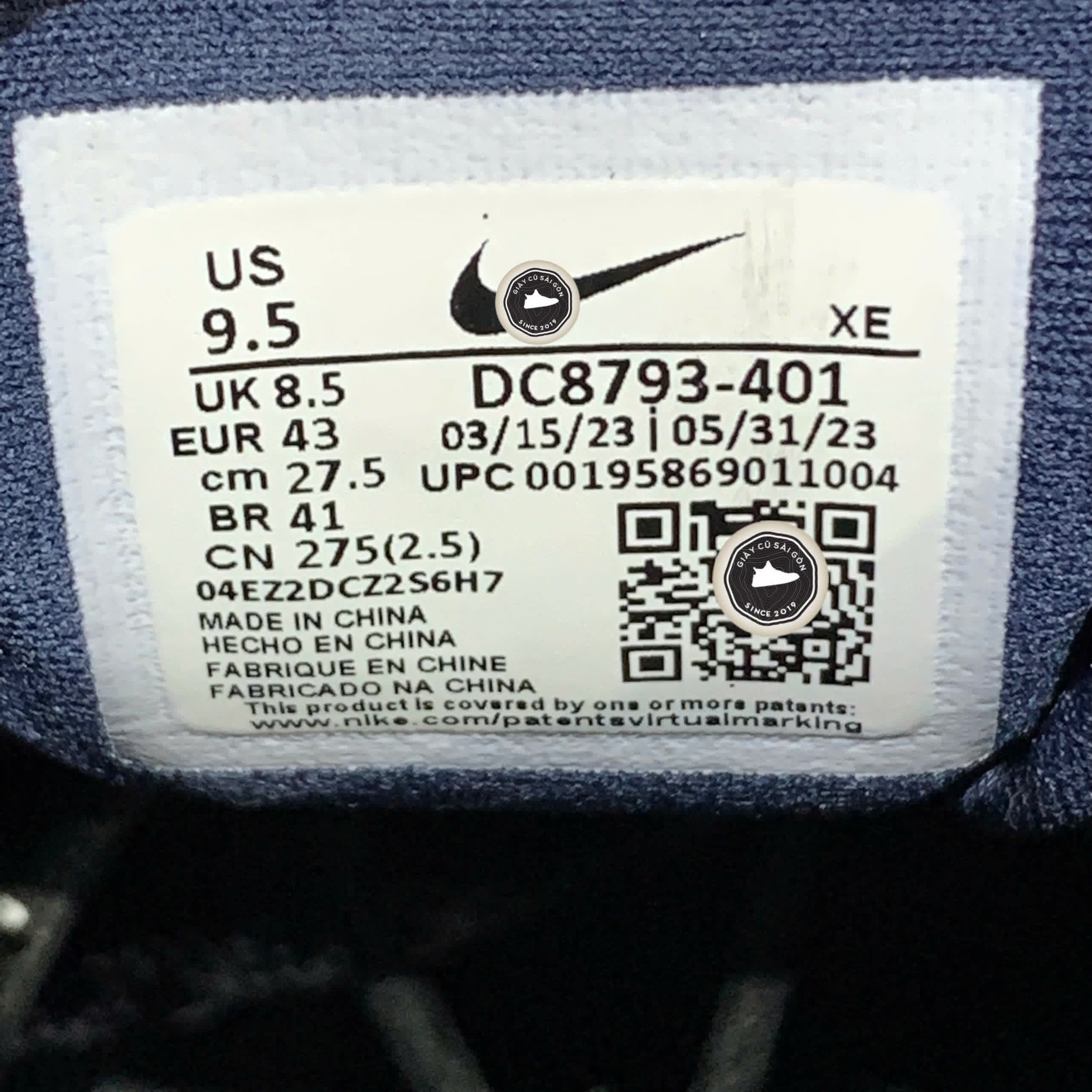 NIKE PEGASUS TRAIL 3 GORE-TEX DC8793-401 SIZE 43 - GIÀY 2HAND CHÍNH HÃNG