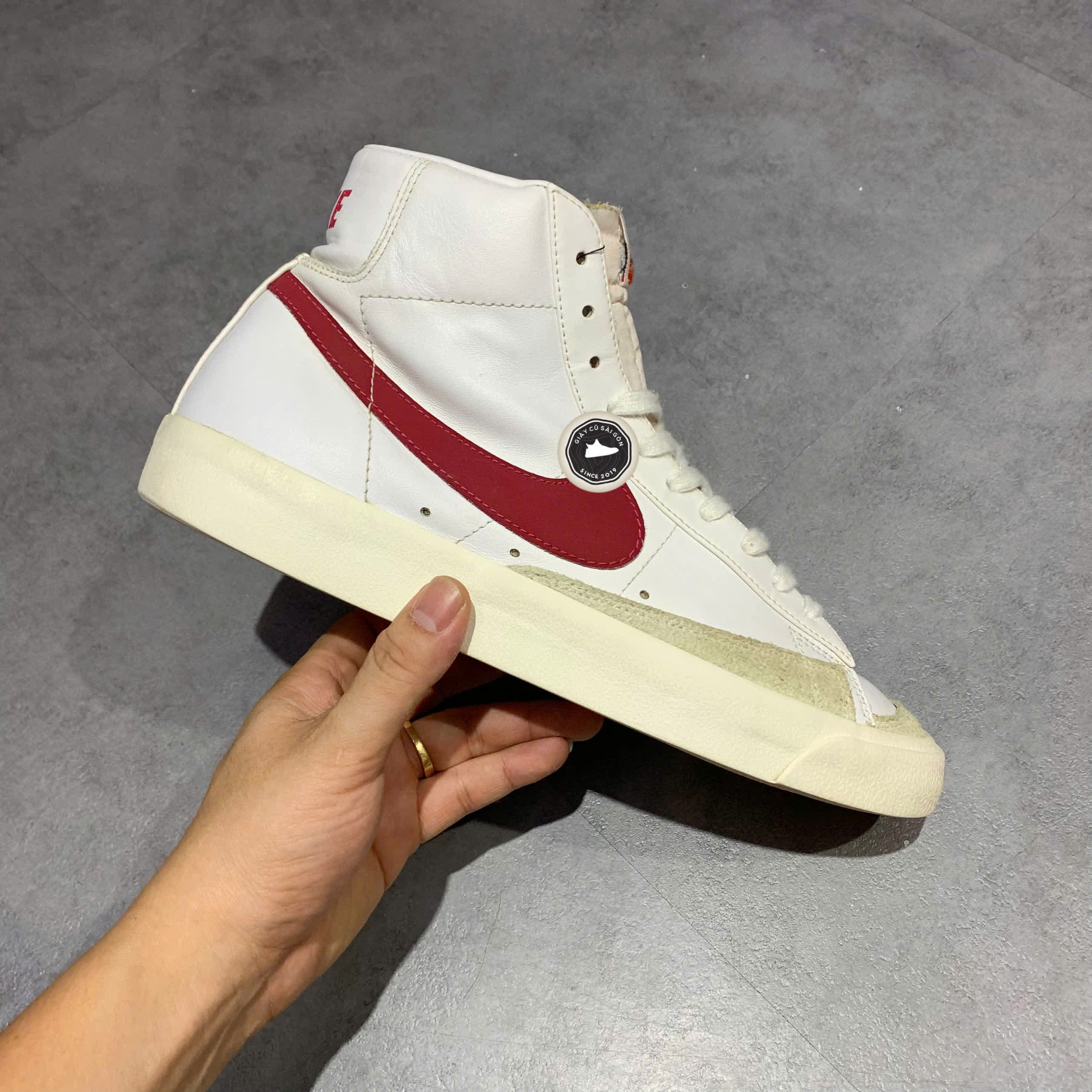 NIKE BLAZER MID '77 'BRICK RED' – BQ6806 102 – SIZE 43 – GIÀY 2HAND CHÍNH HÃNG
