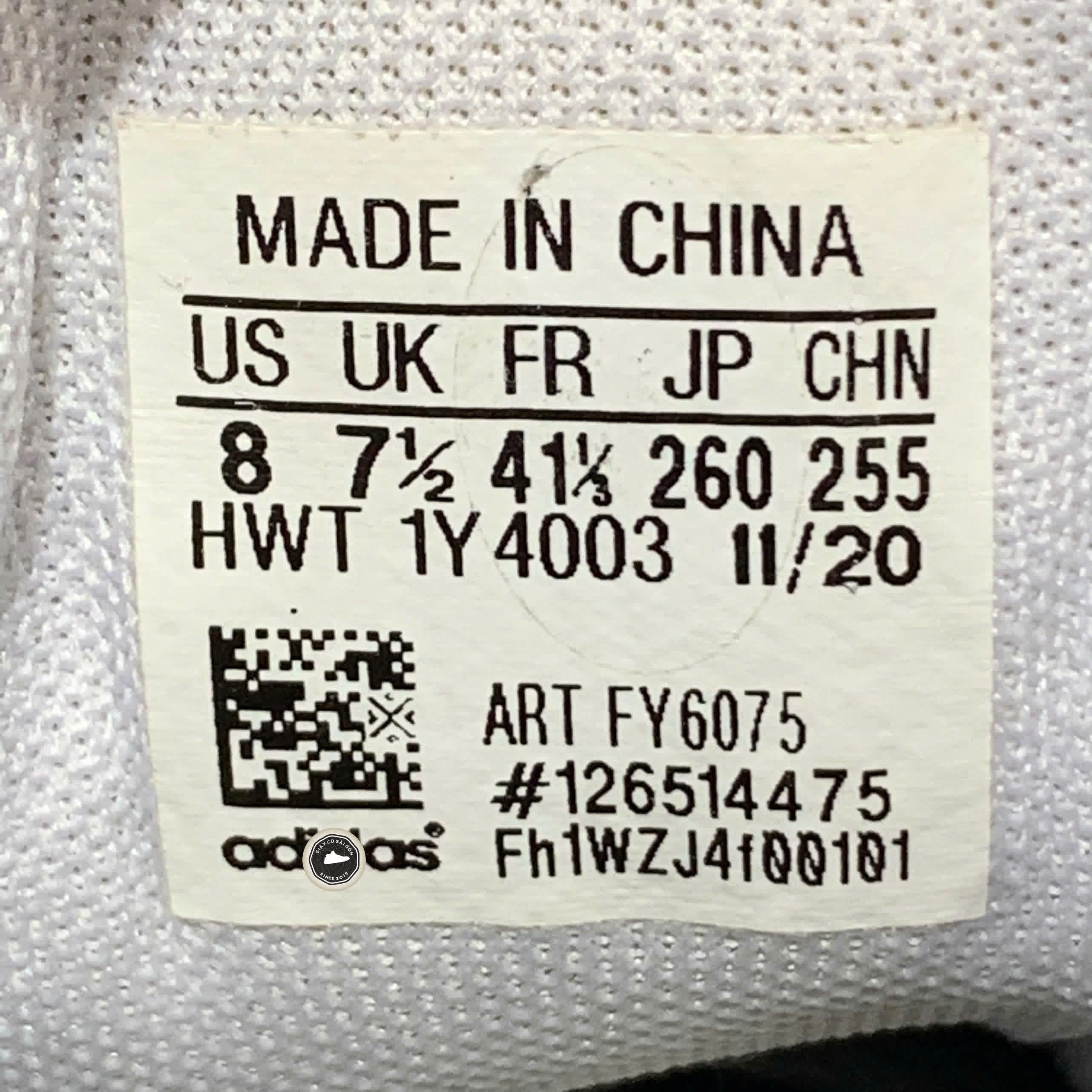 ADIDAS ENTRAP – 6075 – SIZE 41 1/3 – GIÀY 2HAND CHÍNH HÃNG