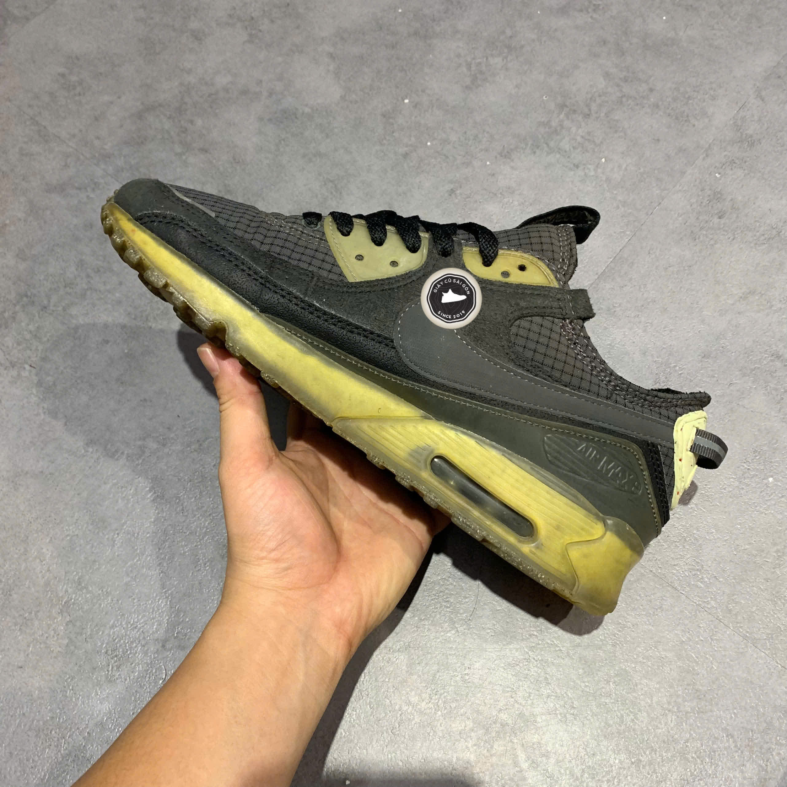 👟 NIKE AIR MAX PLUS 'TRIPLE BLACK' DH2973-001 SIZE 42.5 - GIÀY 2HAND CHÍNH HÃNG 👟