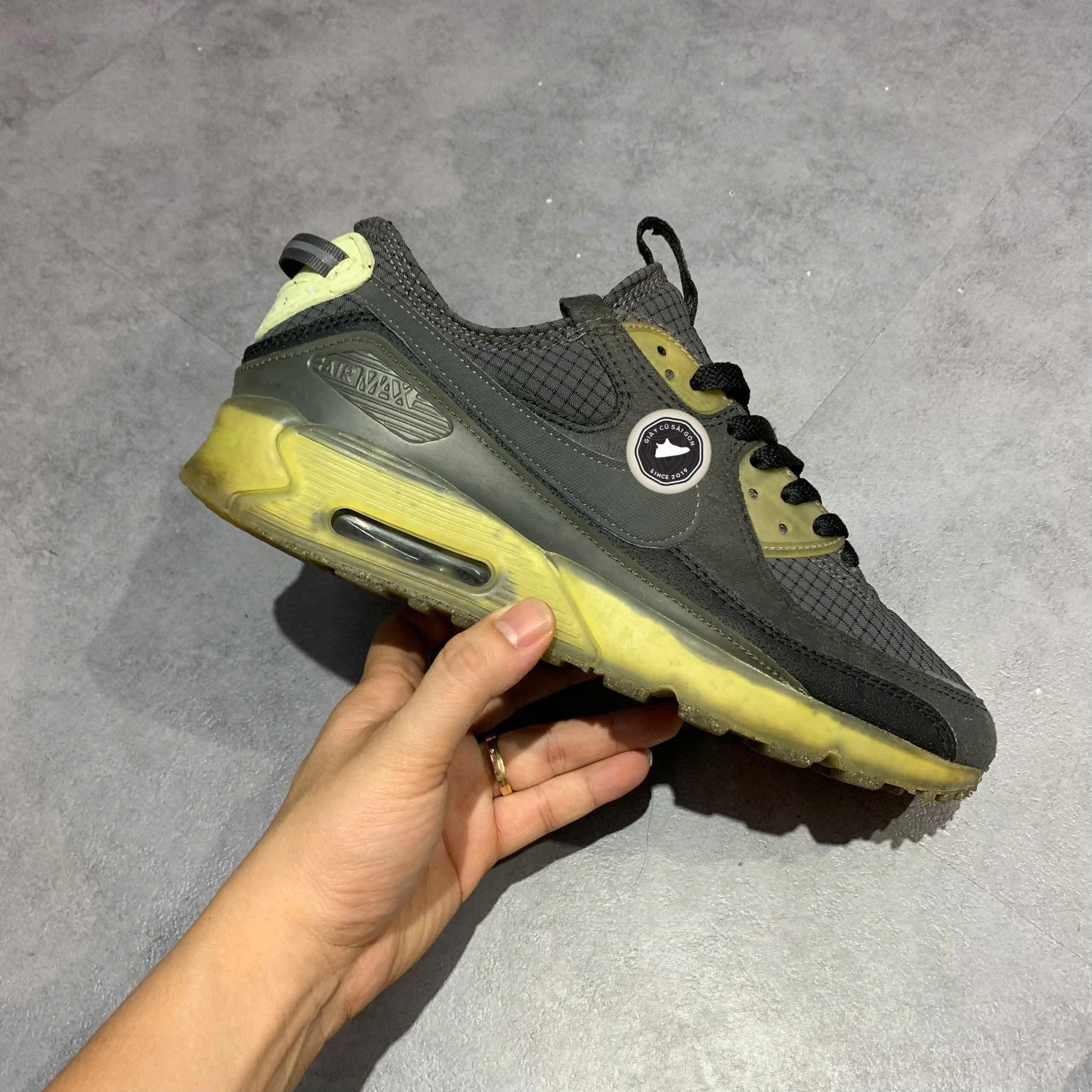 👟 NIKE AIR MAX PLUS 'TRIPLE BLACK' DH2973-001 SIZE 42.5 - GIÀY 2HAND CHÍNH HÃNG 👟