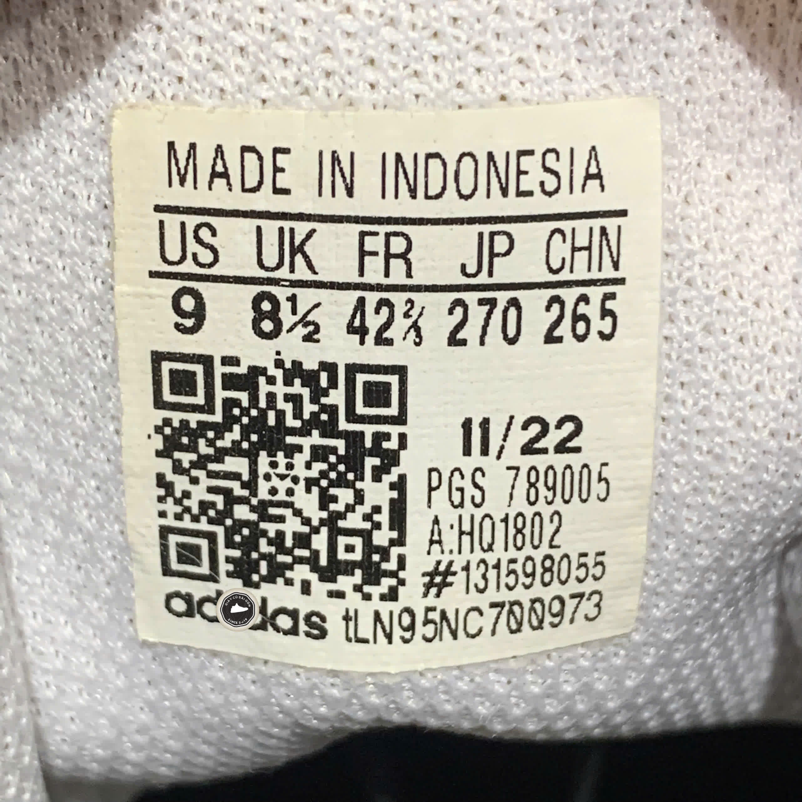 ADIDAS VL COURT 2.0 – 1802 – SIZE 42 2/3 – GIÀY 2HAND CHÍNH HÃNG