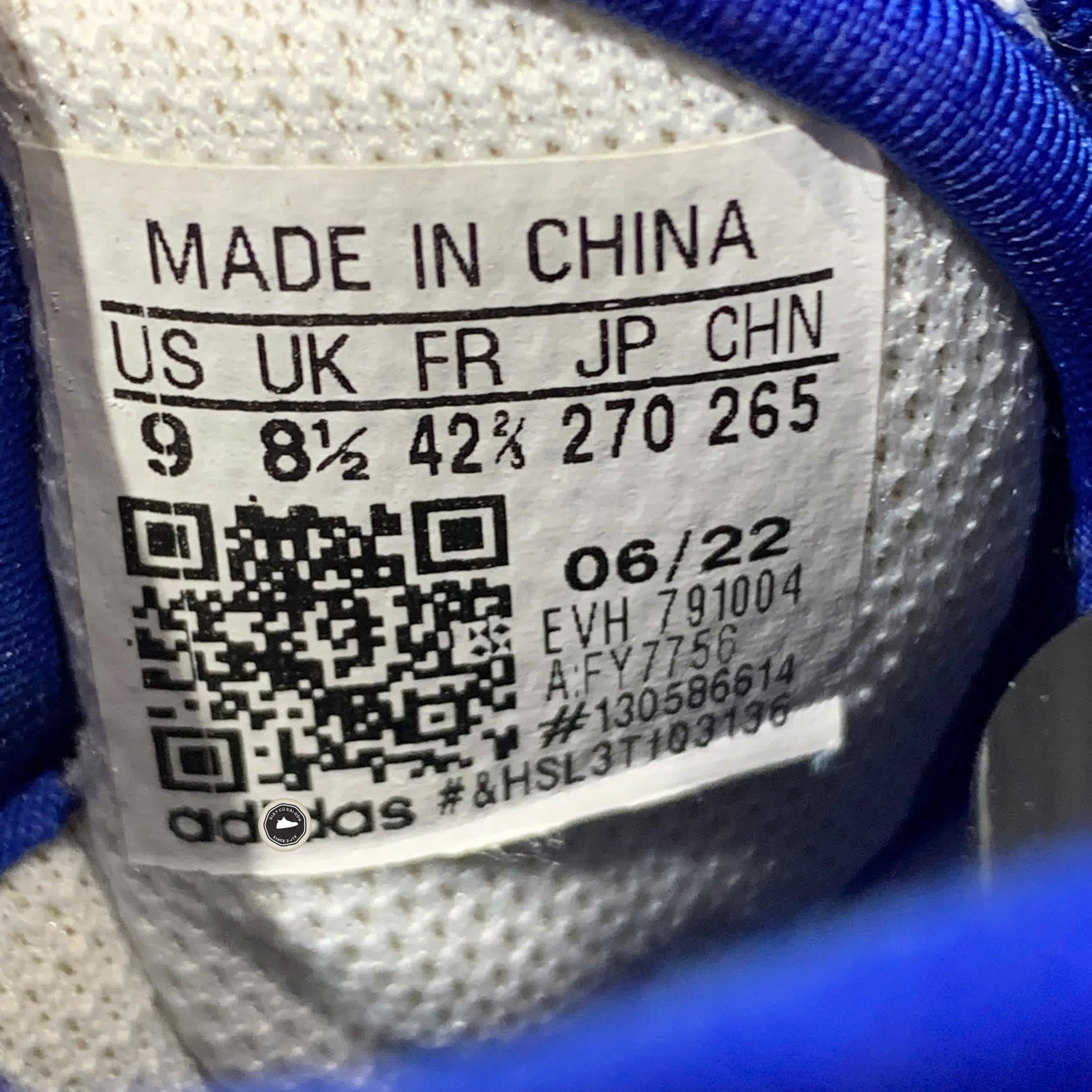 ADIDAS FORUM LOW ROYAL BLUE – FY7756 – SIZE 42 2/3 – GIÀY 2HAND CHÍNH HÃNG