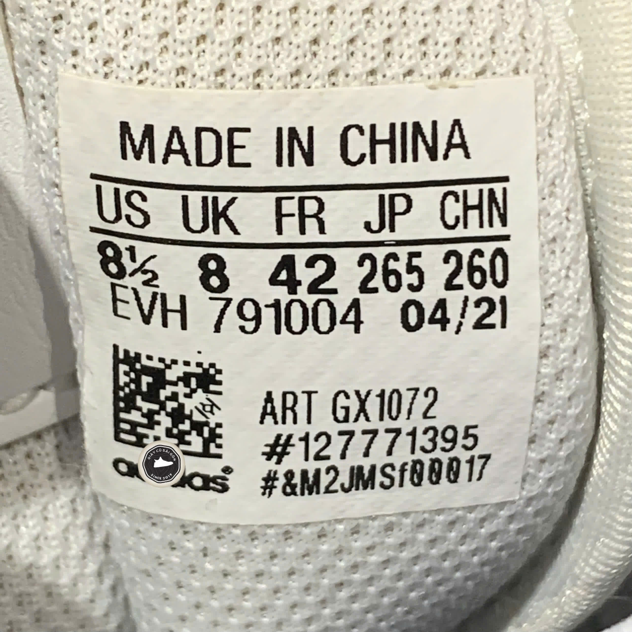 ADIDAS FORUM LOW 'WHITE GUM' – GX1072 – SIZE 42 – GIÀY 2HAND CHÍNH HÃNG