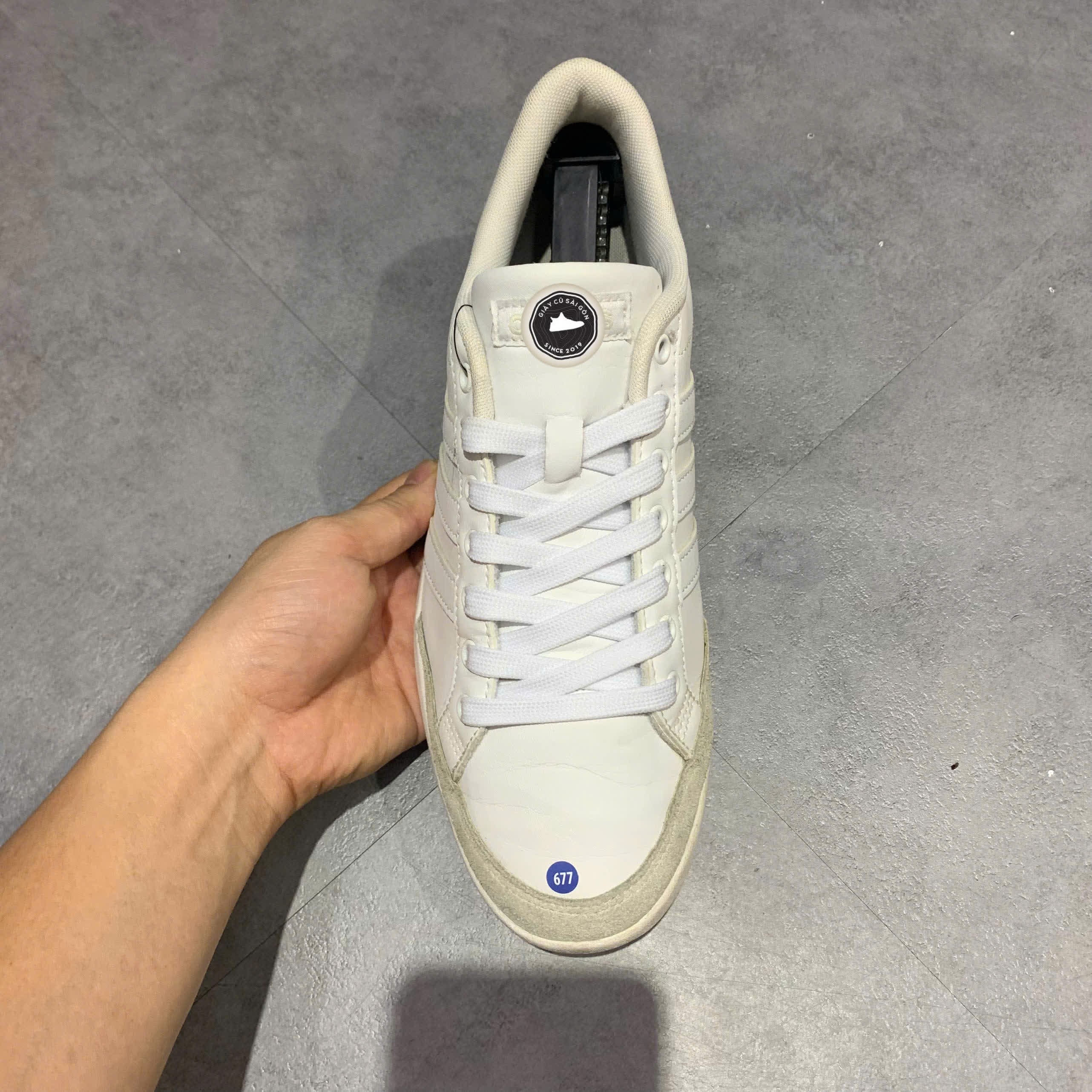 ADIDAS CAFLAIRE 'WHITE' – EG4303 – SIZE 42 2/3 – GIÀY 2HAND CHÍNH HÃNG