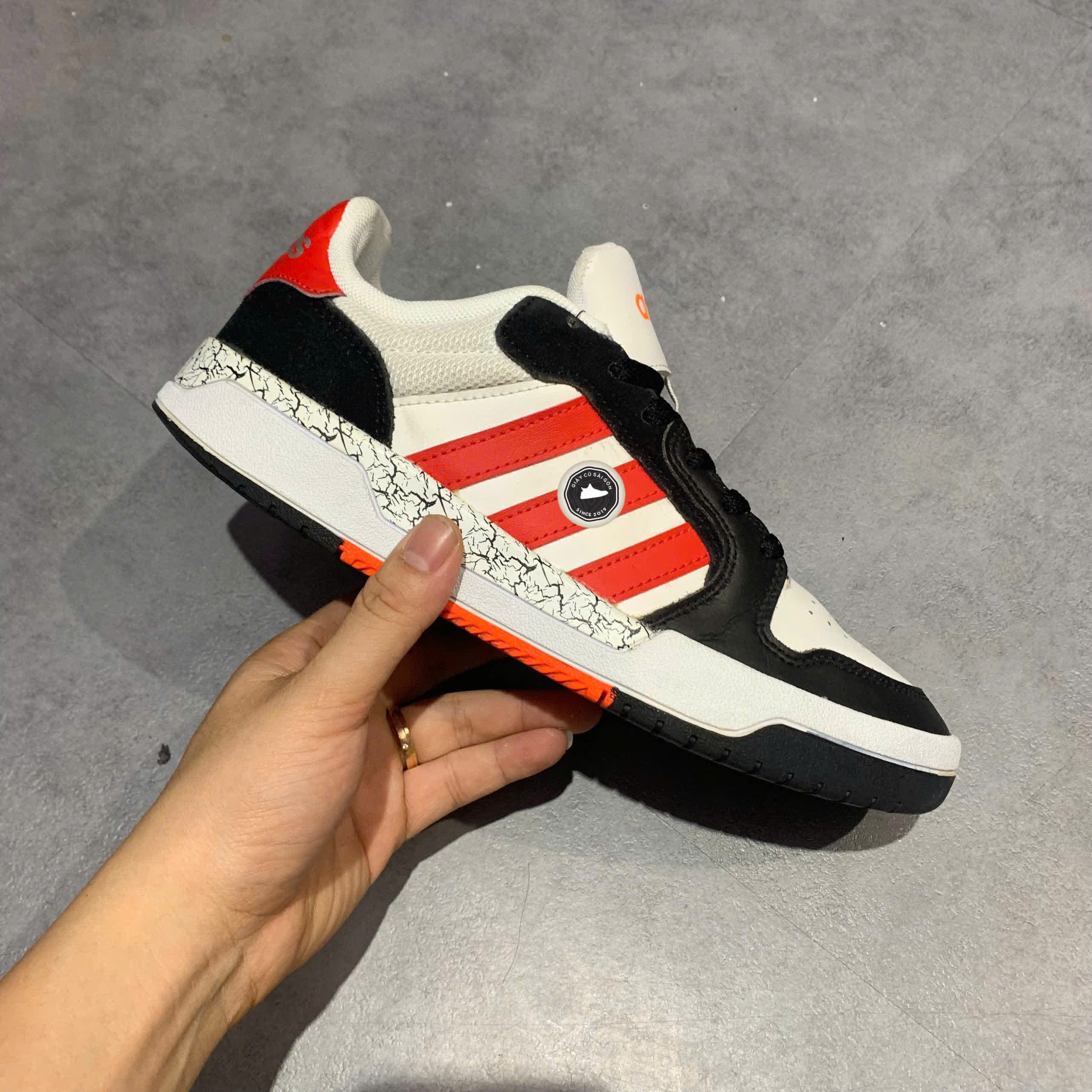 ADIDAS ENTRAP 'WHITE VIVID RED' - FZ1117 - GIÀY 2HAND CHÍNH HÃNG