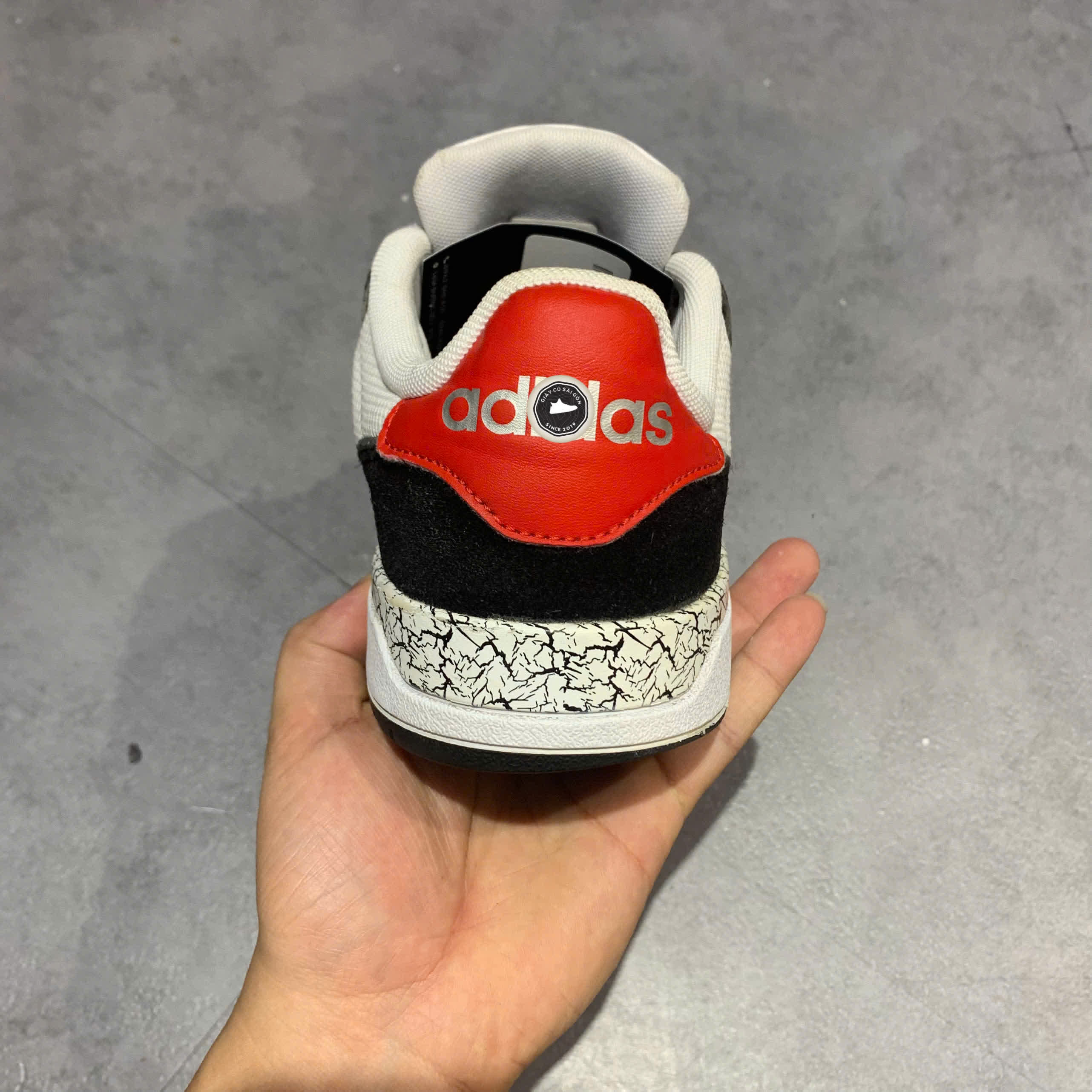 ADIDAS ENTRAP 'WHITE VIVID RED' - FZ1117 - GIÀY 2HAND CHÍNH HÃNG