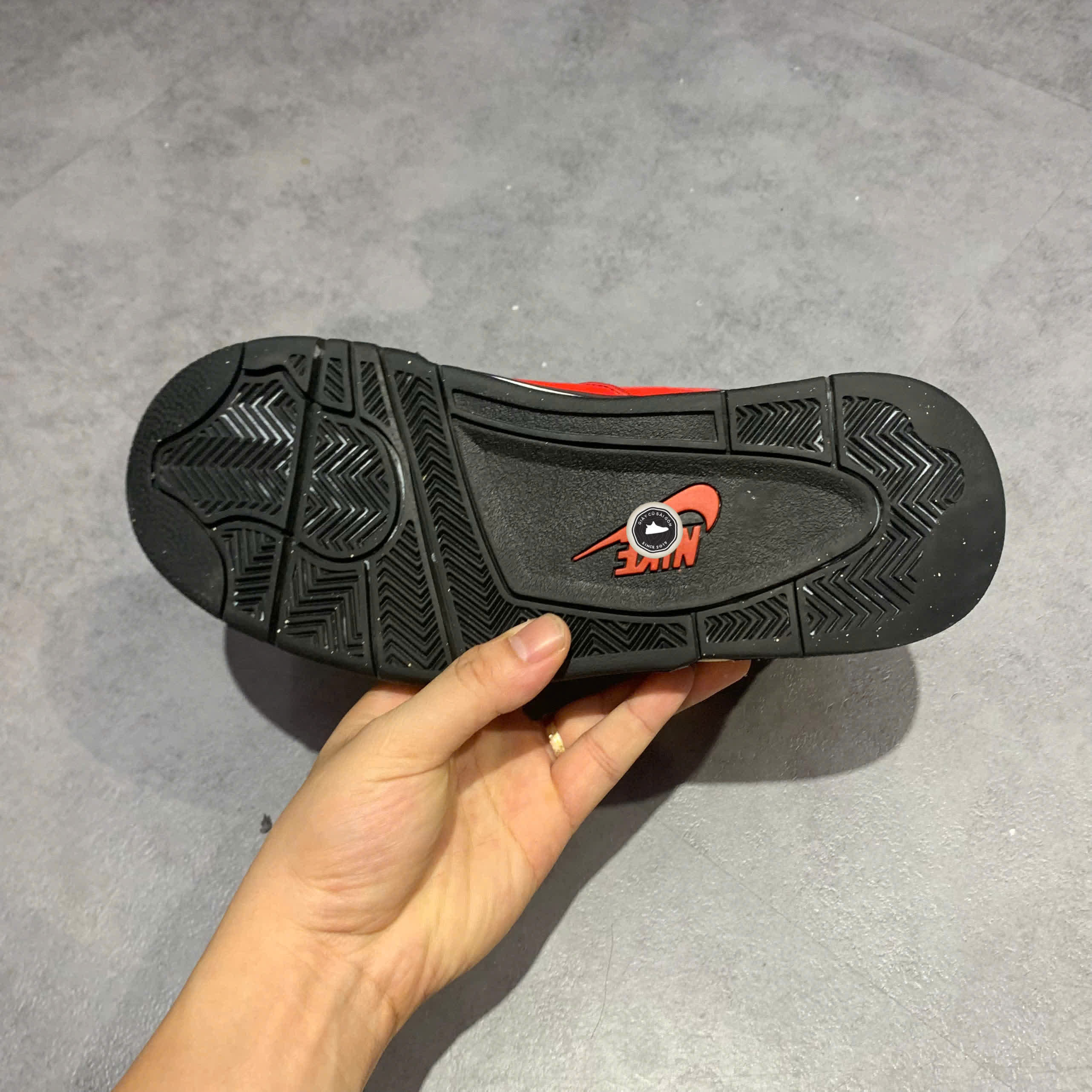 NIKE AIR FLIGHT 89 RED CEMENT - CN5668-600 - GIÀY 2HAND CHÍNH HÃNG