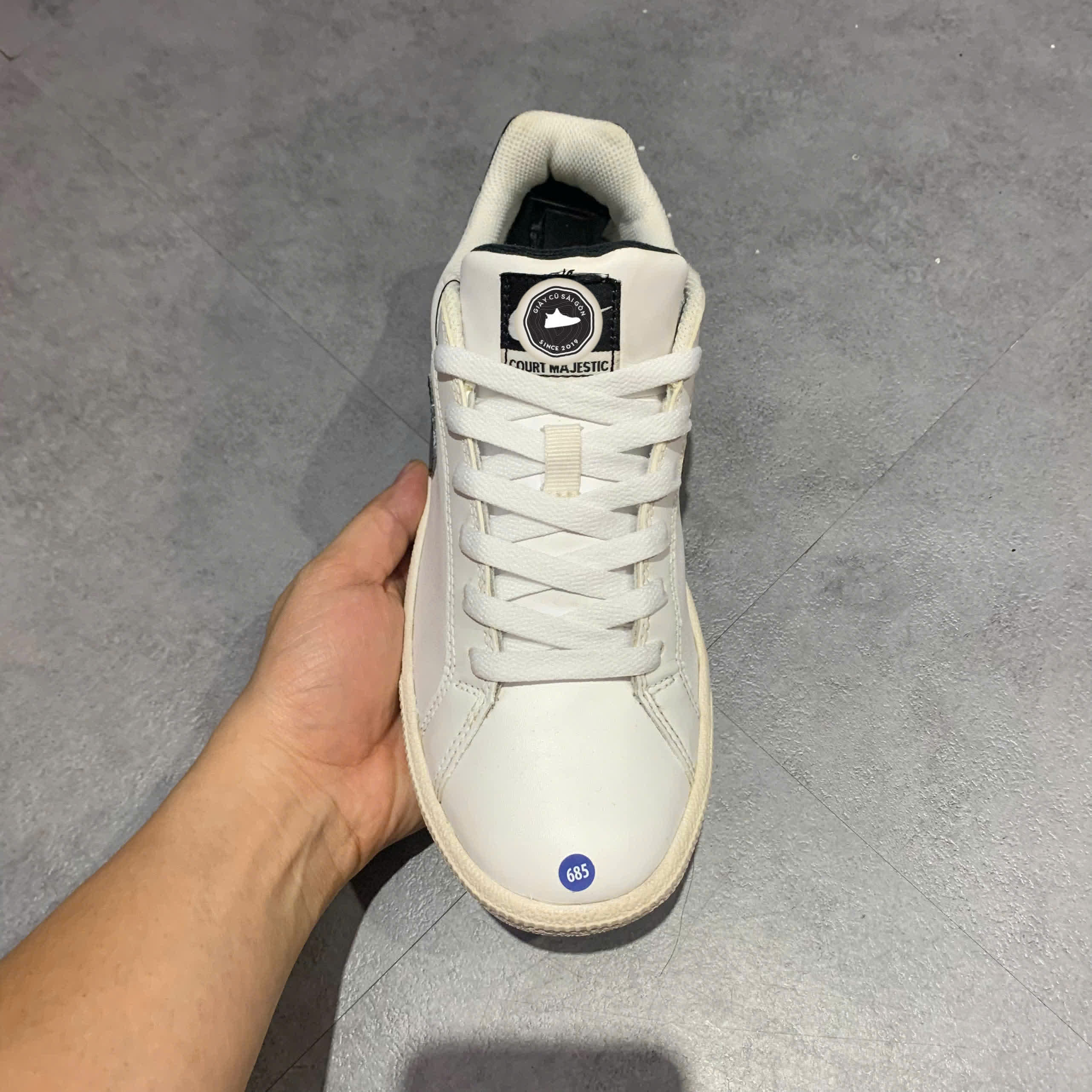 NIKE COURT ROYALE AC ‘WHITE BLACK’ – 574236-100 – GIÀY 2HAND CHÍNH HÃNG