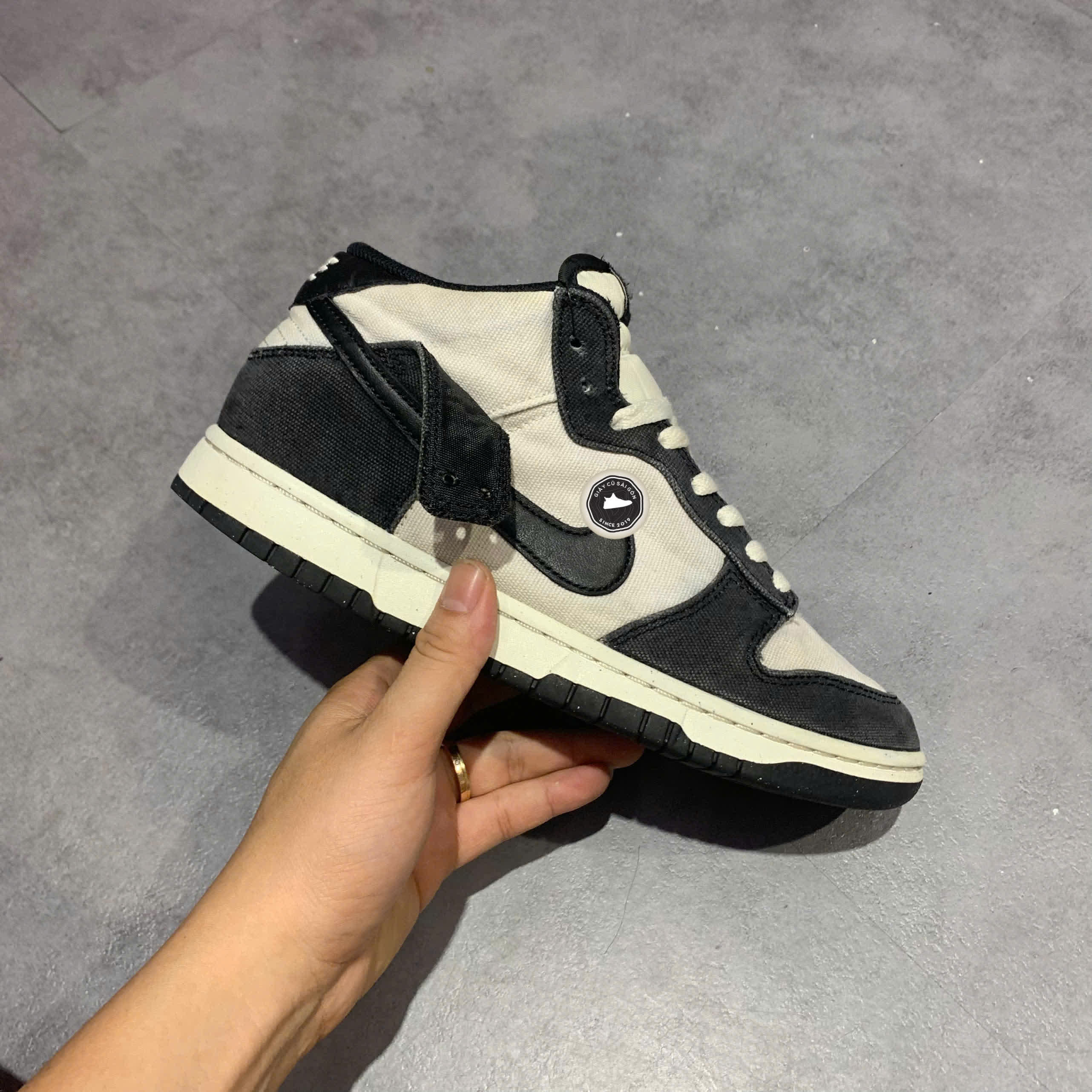 NIKE DUNK MID “PANDA” – DV0830-102 – GIÀY 2HAND CHÍNH HÃNG