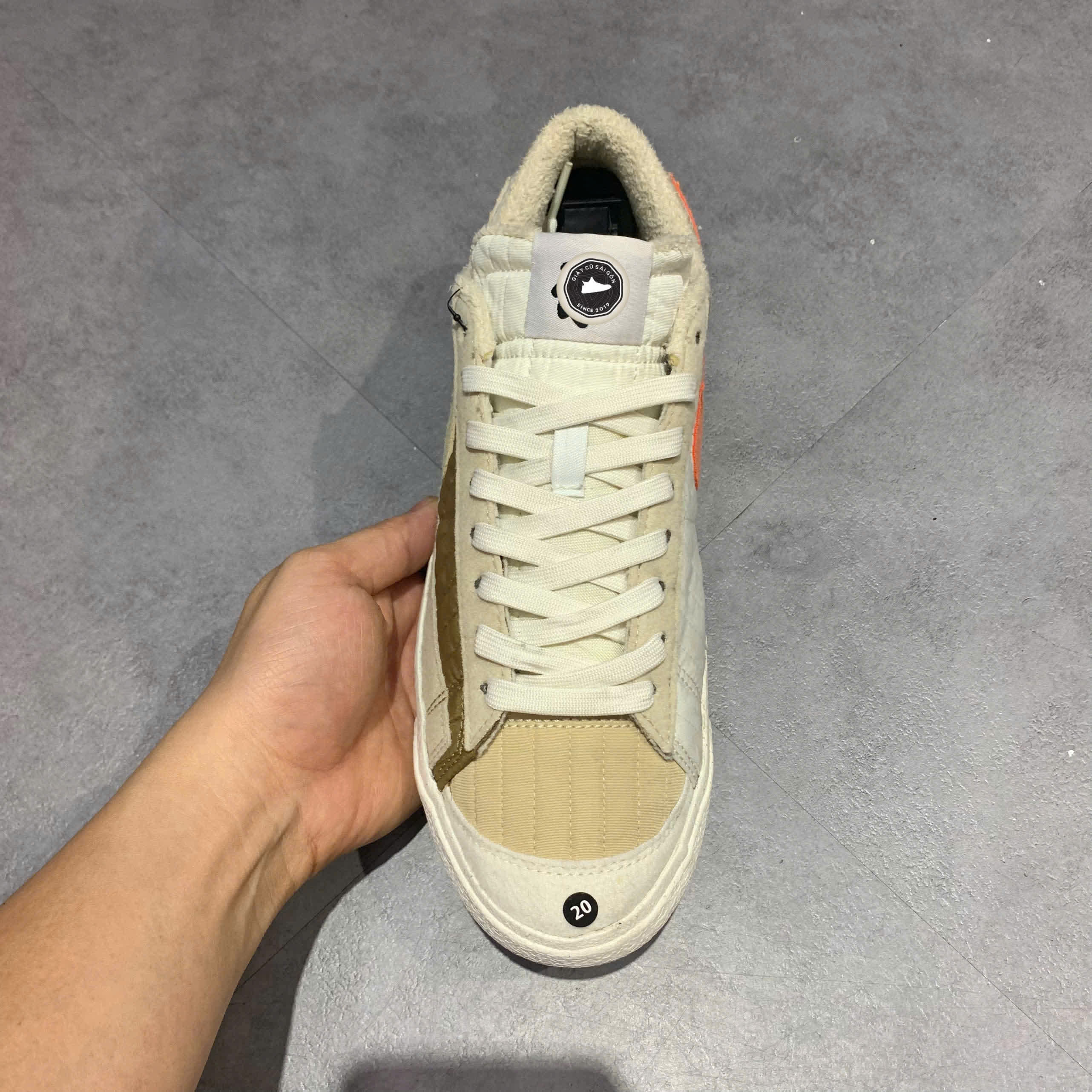 NIKE BLAZER LOW '77 PREMIUM 'TOASTY – DD8026-100 SIZE 40.5 GIÀY 2HAND CHÍNH HÃNG