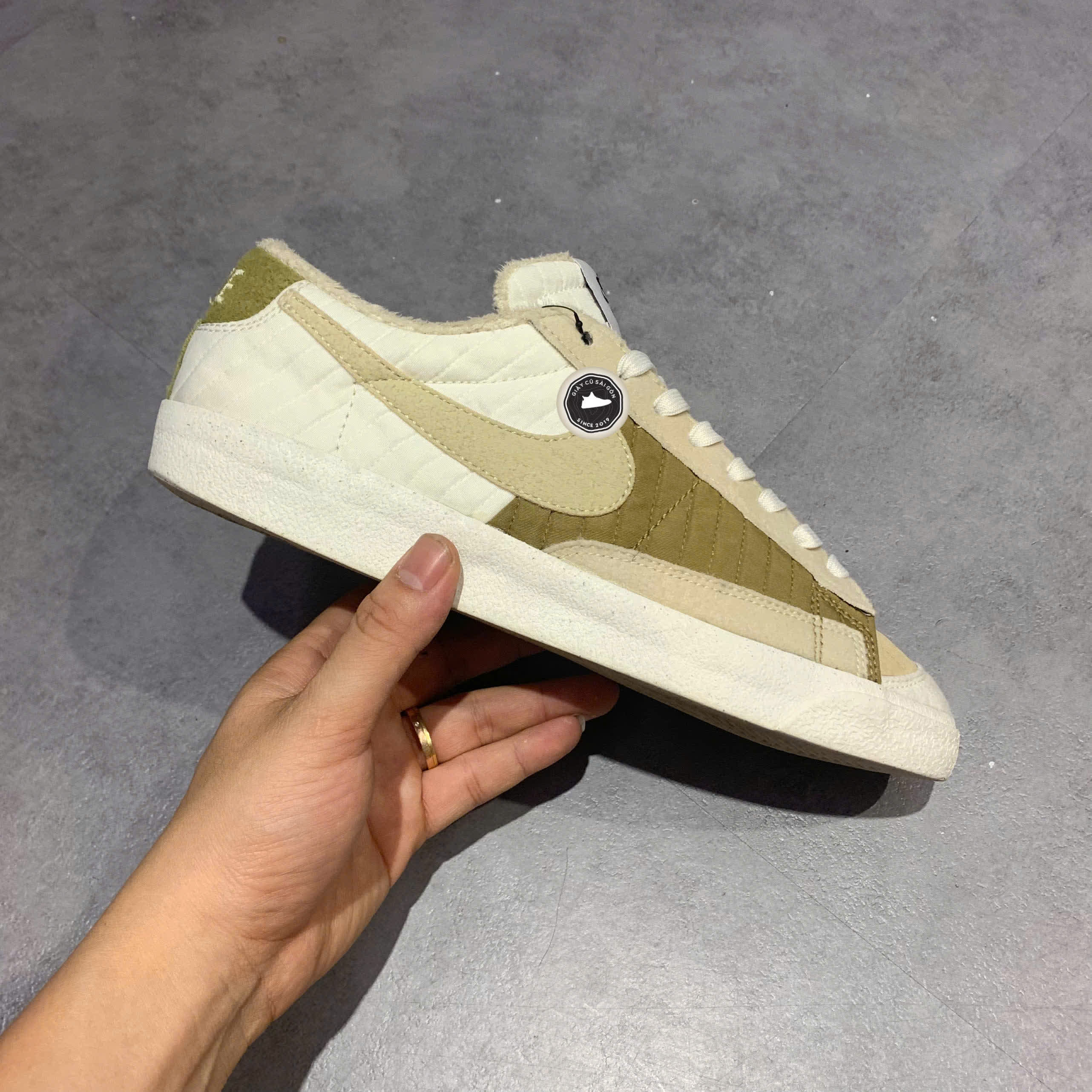 NIKE BLAZER LOW '77 PREMIUM 'TOASTY – DD8026-100 SIZE 40.5 GIÀY 2HAND CHÍNH HÃNG