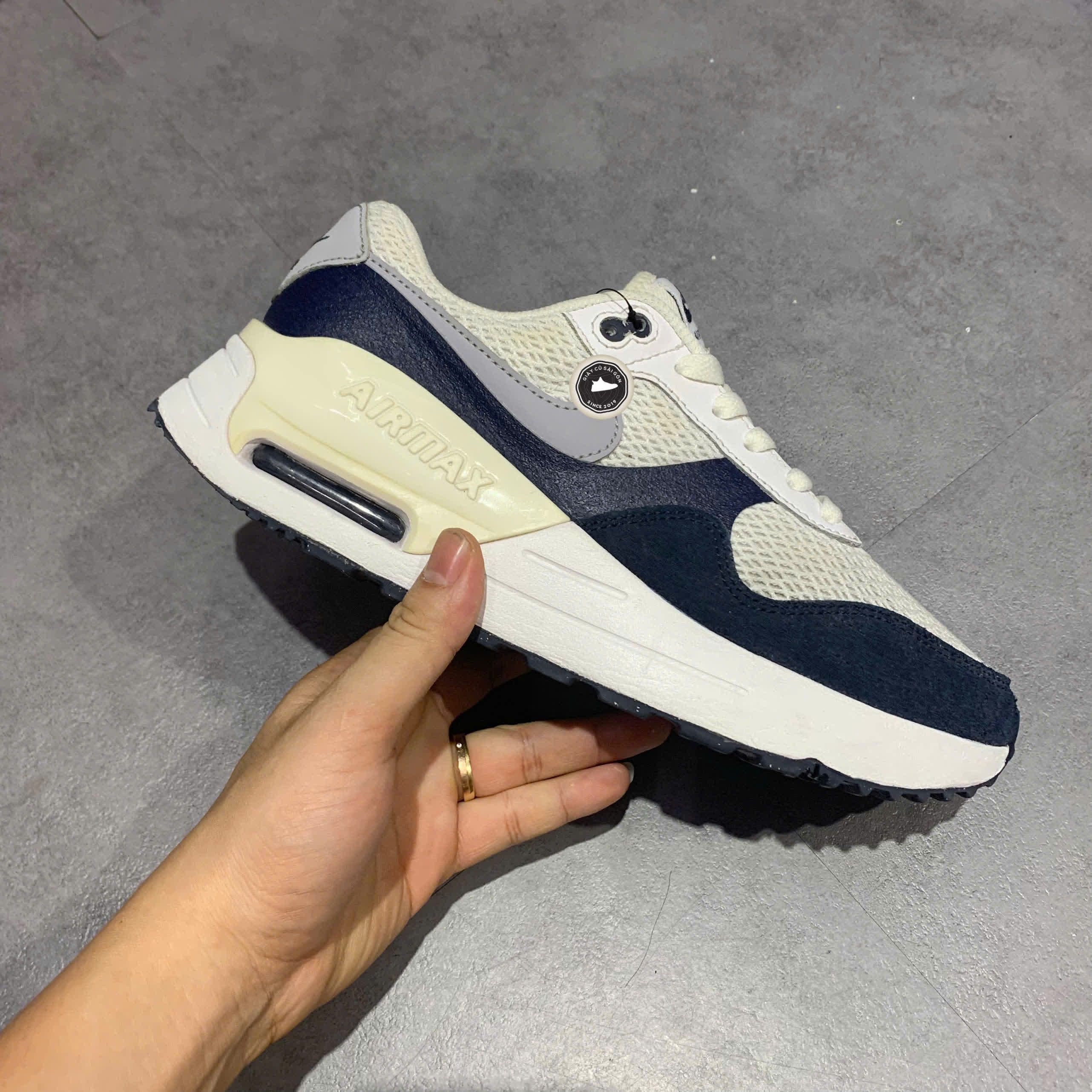 NIKE AIR MAX SYSTM 'WHITE OBSIDIAN' - DM9537-102 - GIÀY 2HAND CHÍNH HÃNG