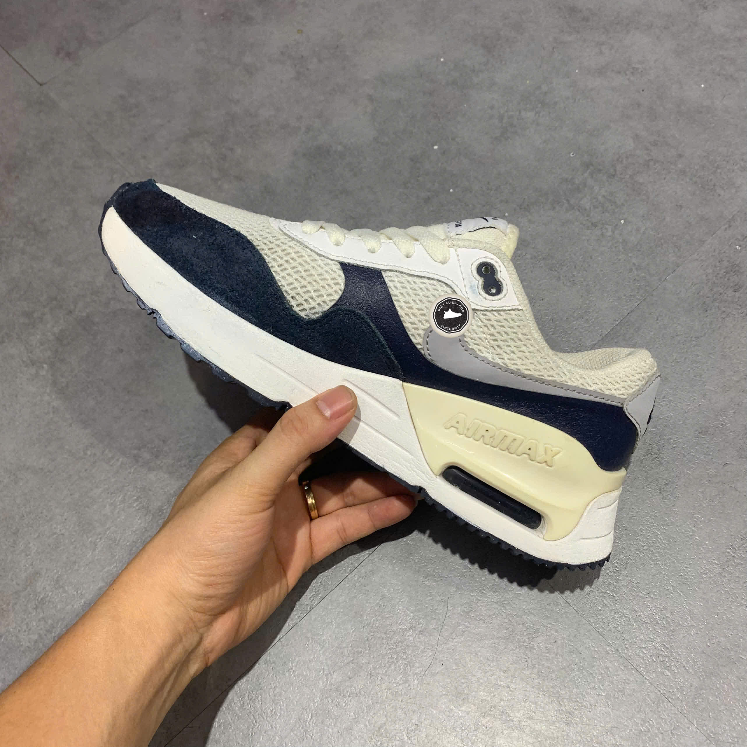 NIKE AIR MAX SYSTM 'WHITE OBSIDIAN' - DM9537-102 - GIÀY 2HAND CHÍNH HÃNG