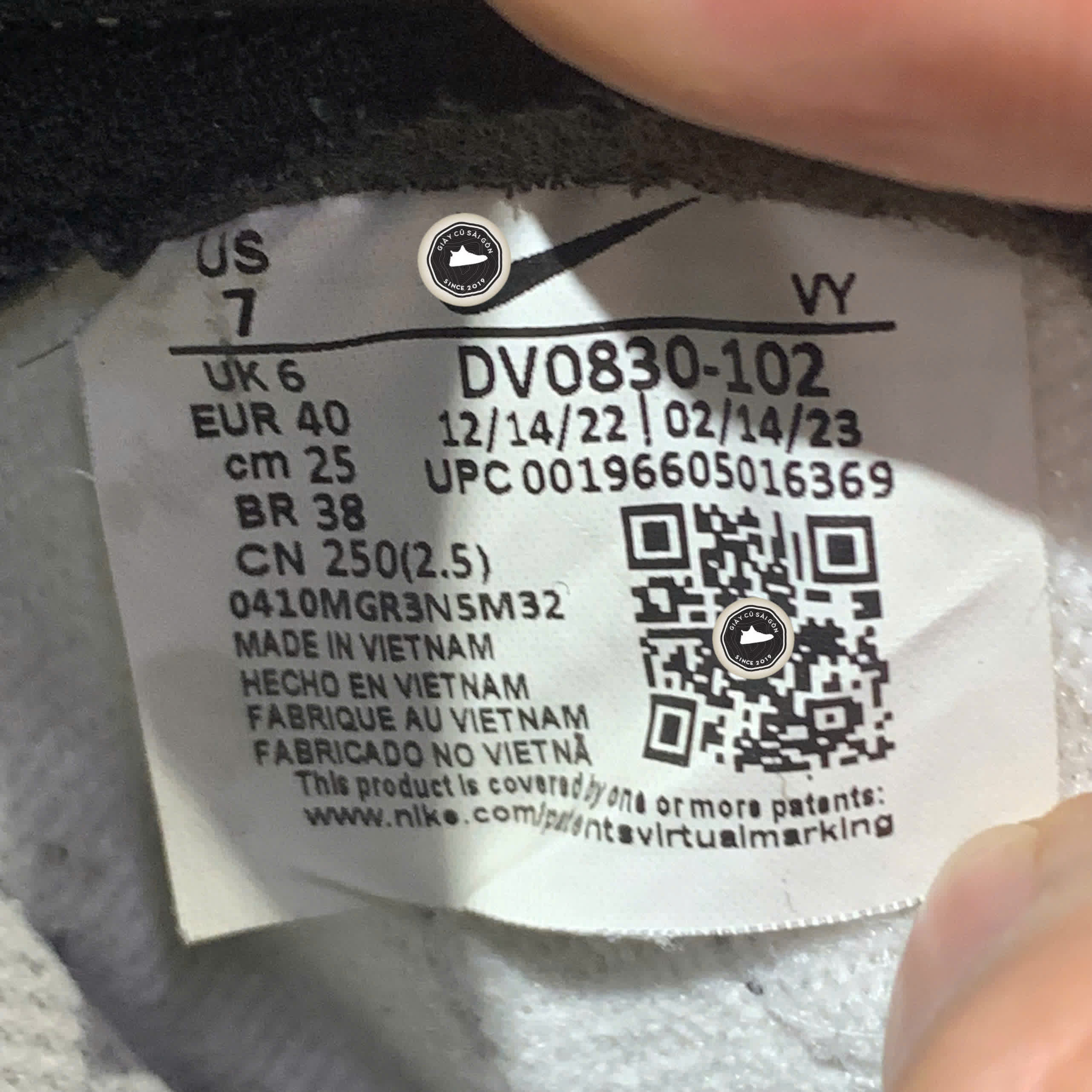 NIKE DUNK MID “CANVAS PANDA” – DV0830-102 – GIÀY 2HAND CHÍNH HÃNG