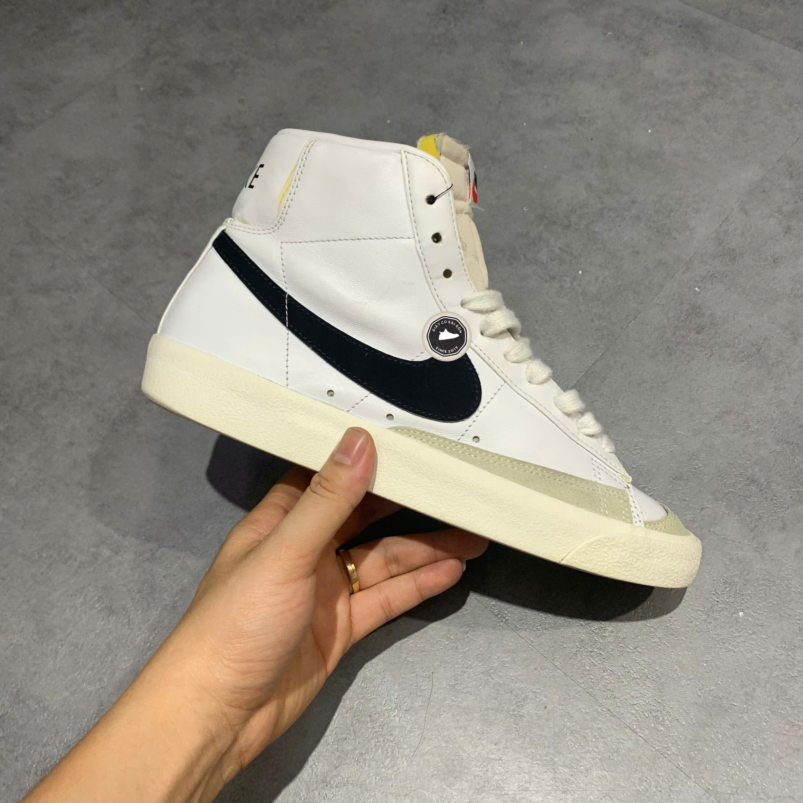 NIKE BLAZER MID '77 VINTAGE - BQ6806-100 - GIÀY 2HAND CHÍNH HÃNG