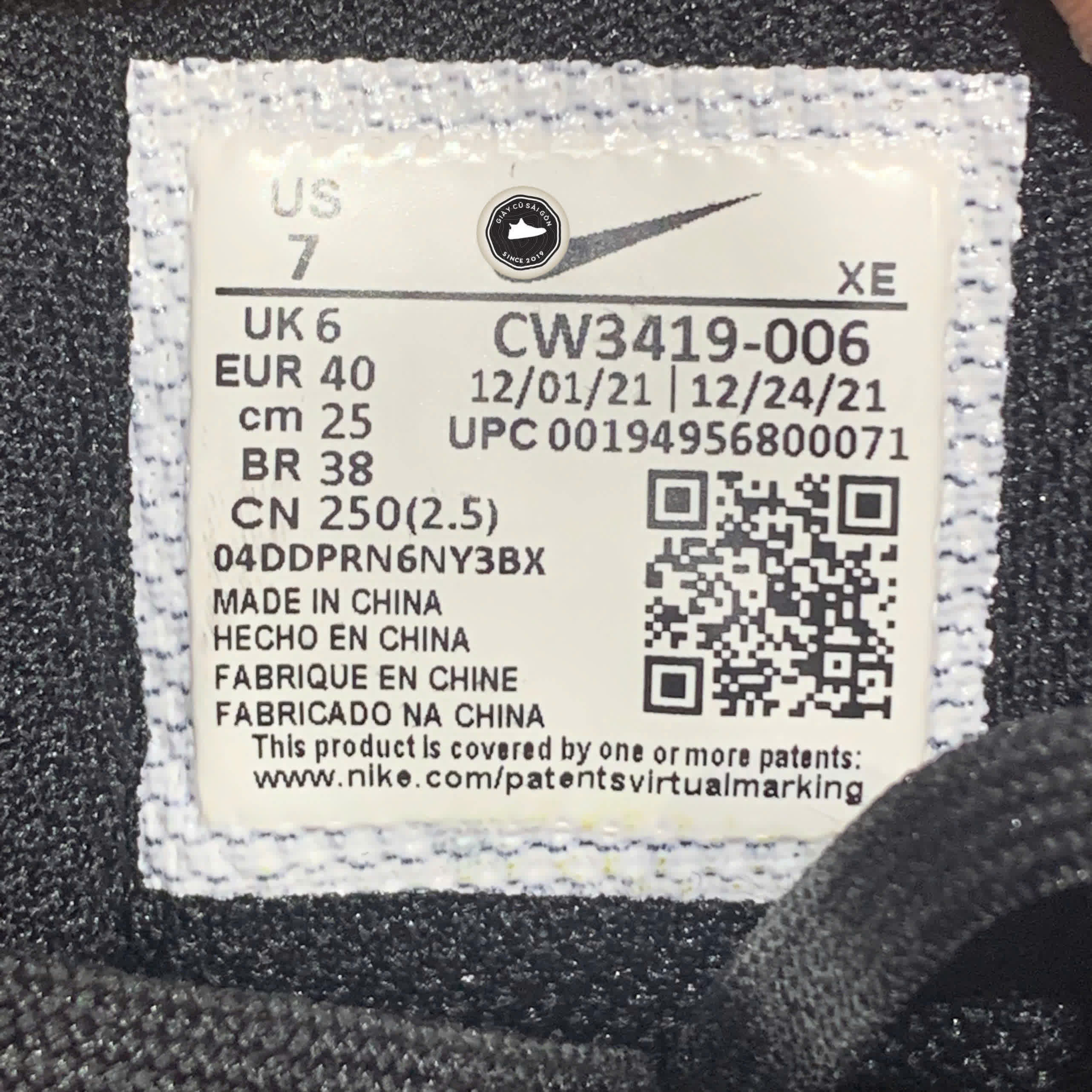 NIKE AIR ZOOM WINFLO 8 – CW3419-006 – GIÀY 2HAND
