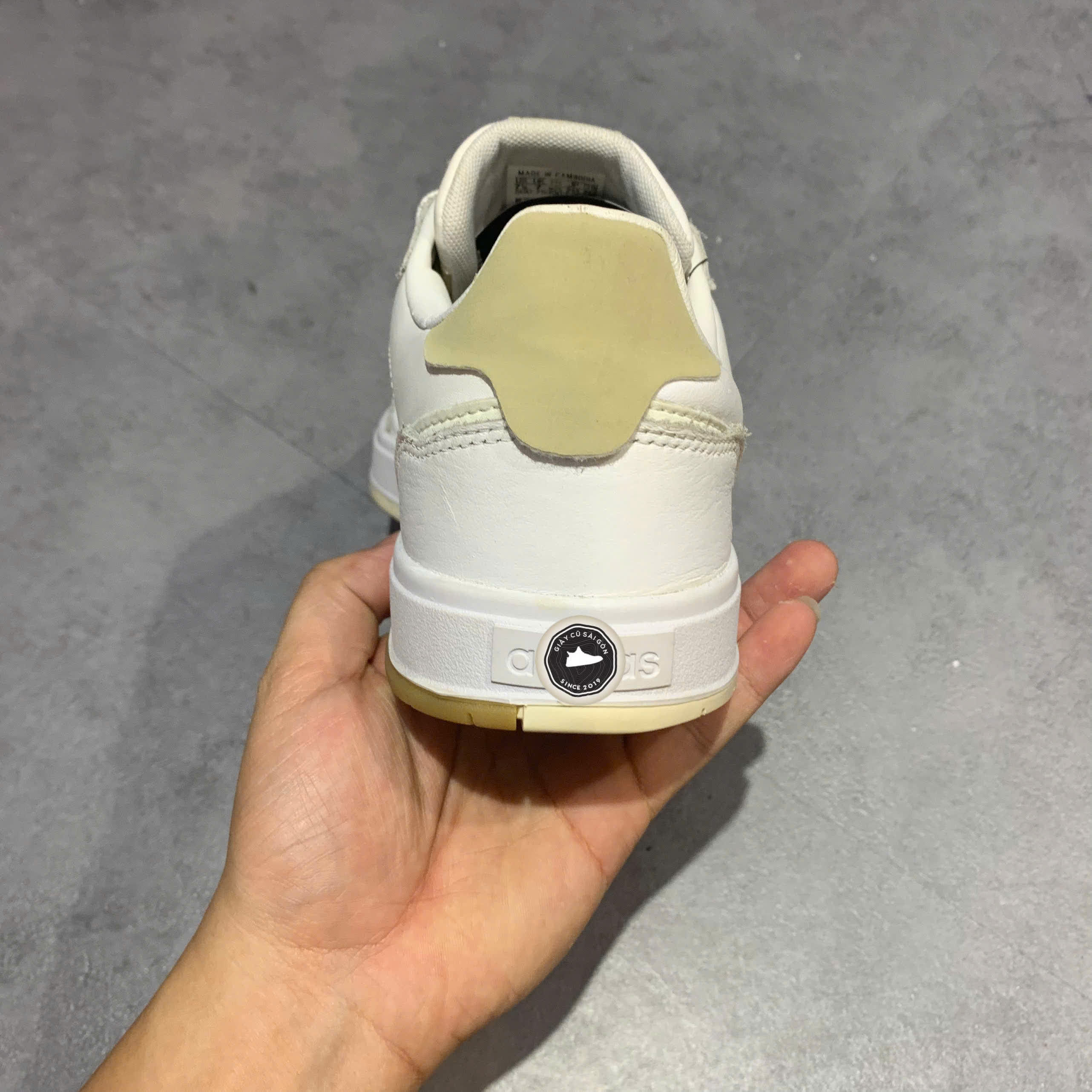 ADIDAS NEO COURTMASTER 'WHITE BROWN' – FY8140 – GIÀY 2HAND CHÍNH HÃNG