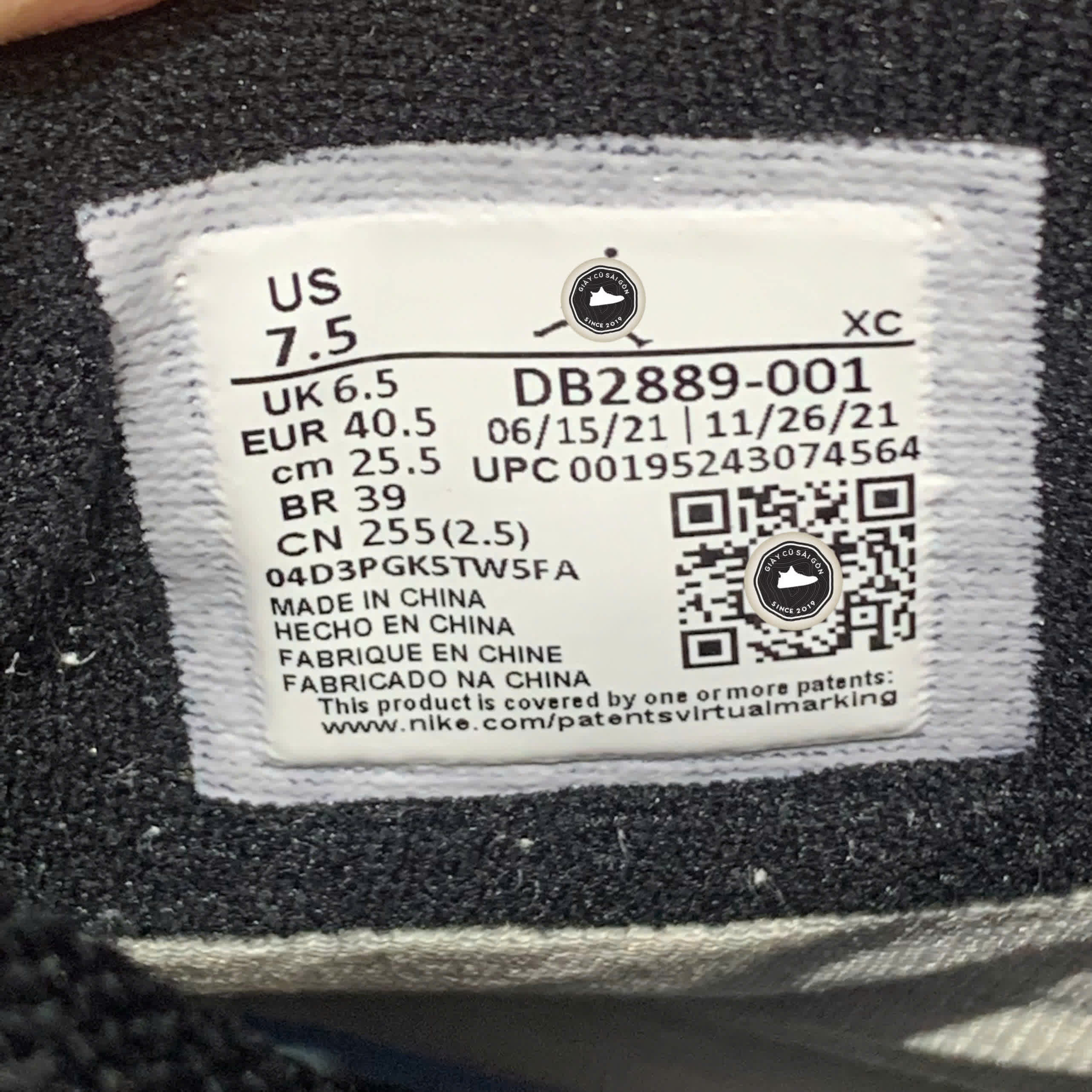 AIR JORDAN 1 ELEMENT GORE-TEX 'BLACK PARTICLE GREY' – DB2889 001 – GIÀY 2HAND CHÍNH HÃNG