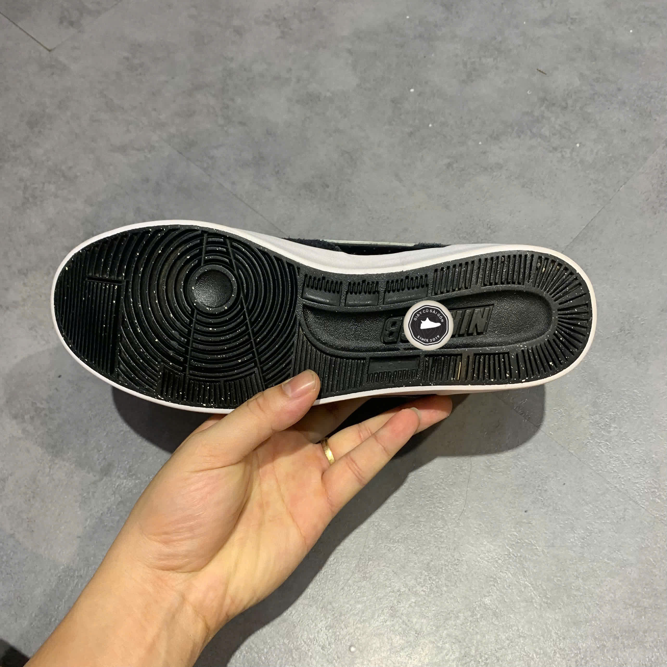 NIKE SB DELTA FORCE VULC 'BLACK WHITE' – 942237 010 – GIÀY 2HAND CHÍNH HÃNG