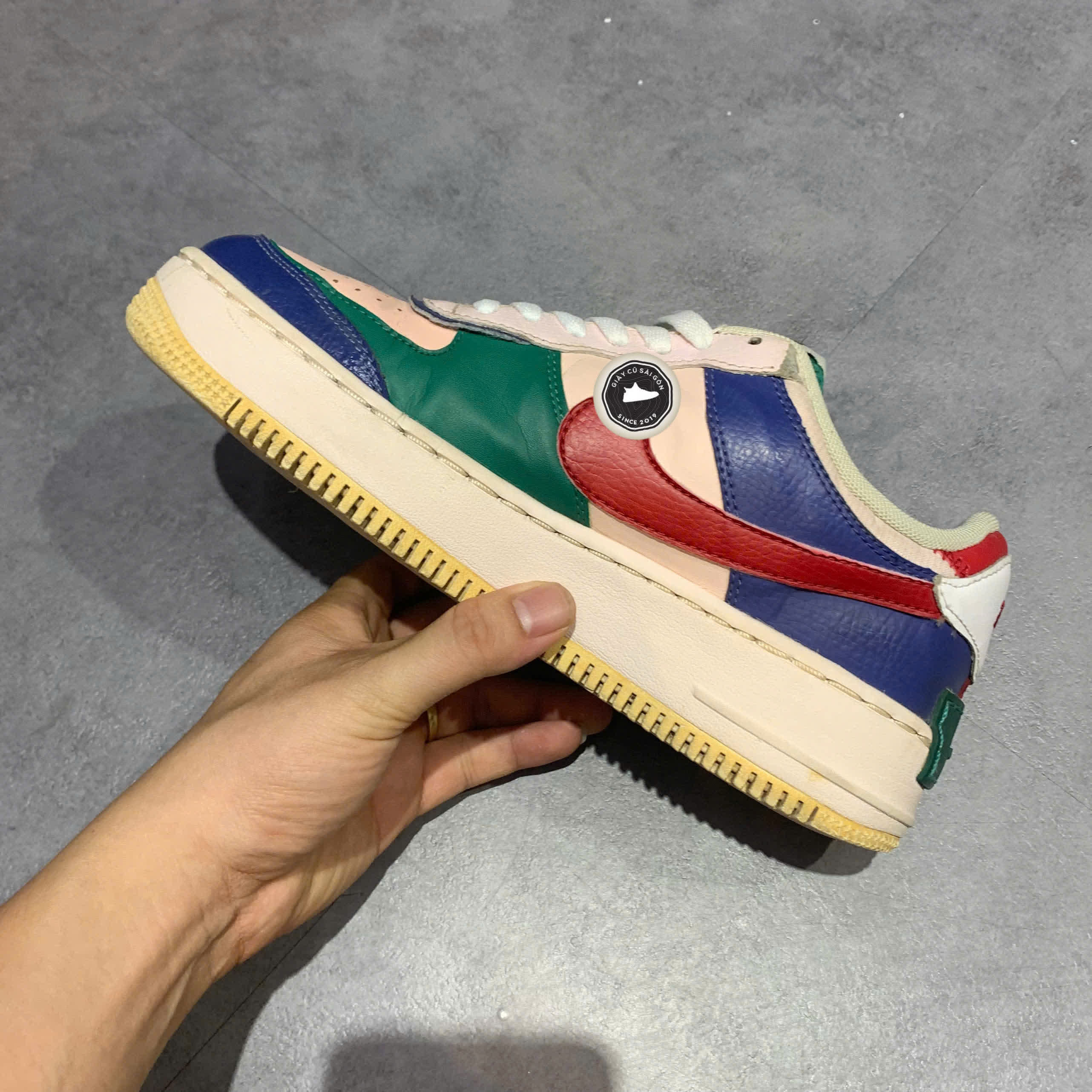 NIKE AIR FORCE 1 SHADOW 'MYSTIC NAVY' – CI0919 400 – GIÀY 2HAND CHÍNH HÃNG