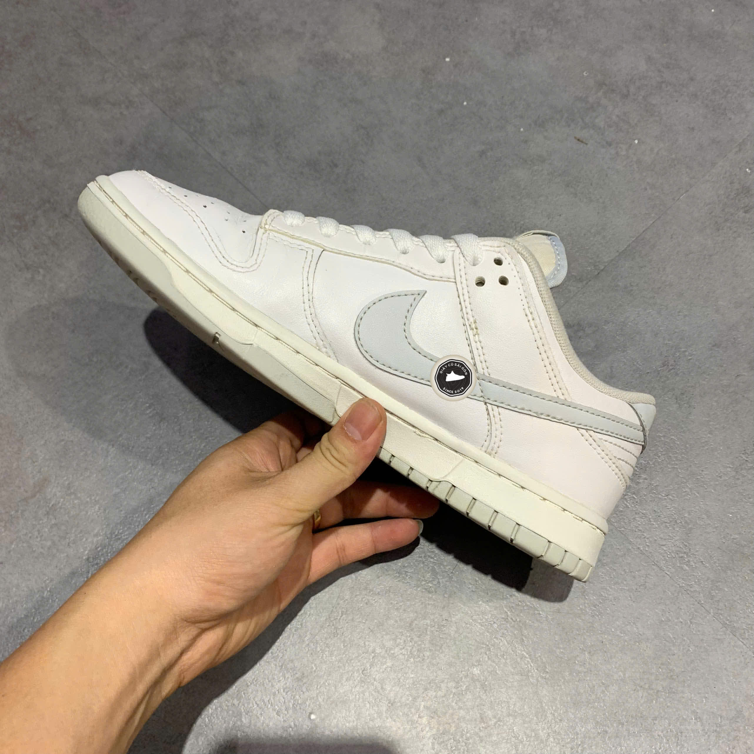 NIKE DUNK LOW RETRO WHITE PURE PLATINUM DV0831-101 - GIÀY 2HAND