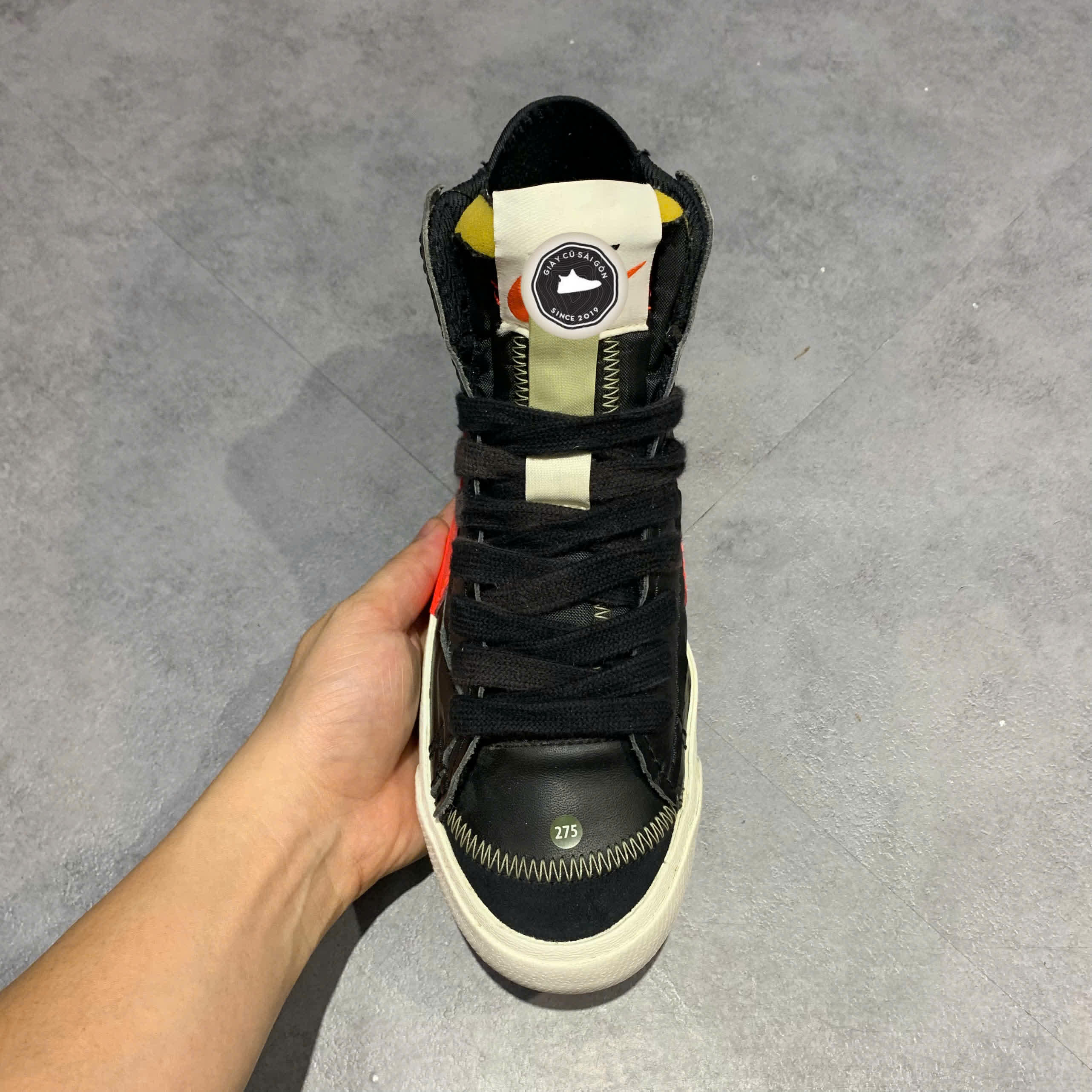 NIKE BLAZER MID '77 JUMBO DD3111-011 SIZE 40 GIÀY 2HAND CHÍNH HÃNG