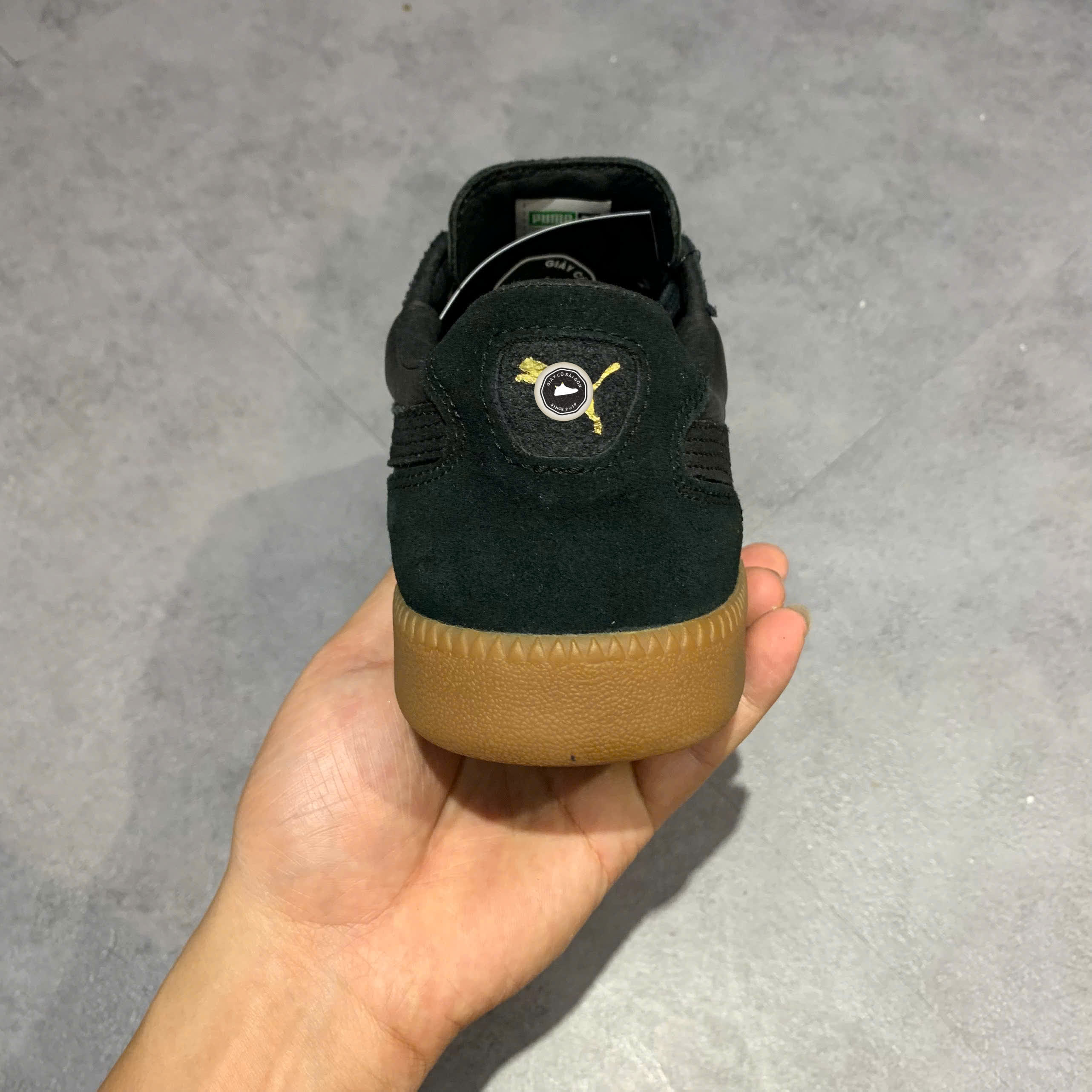 GIÀY PUMA LIGA LEATHER RETRO BLACK 364597-02 SIZE 41 – Giày 2hand Chính Hãng PVN18396