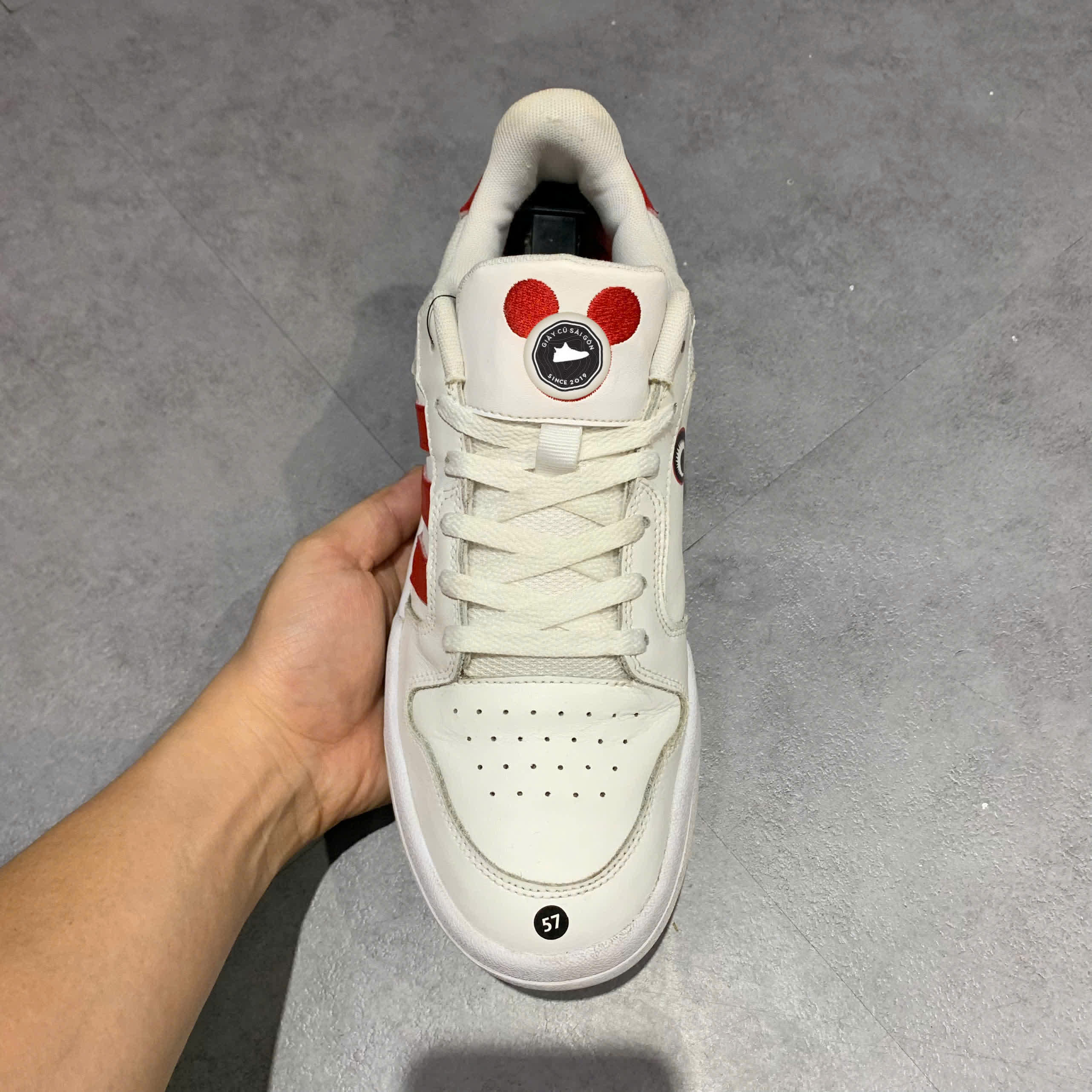 ADIDAS NEO ENTRAP DISNEY 'WHITE RED' FW7010 SIZE 41 1/3 – GIÀY 2HAND CHÍNH HÃNG