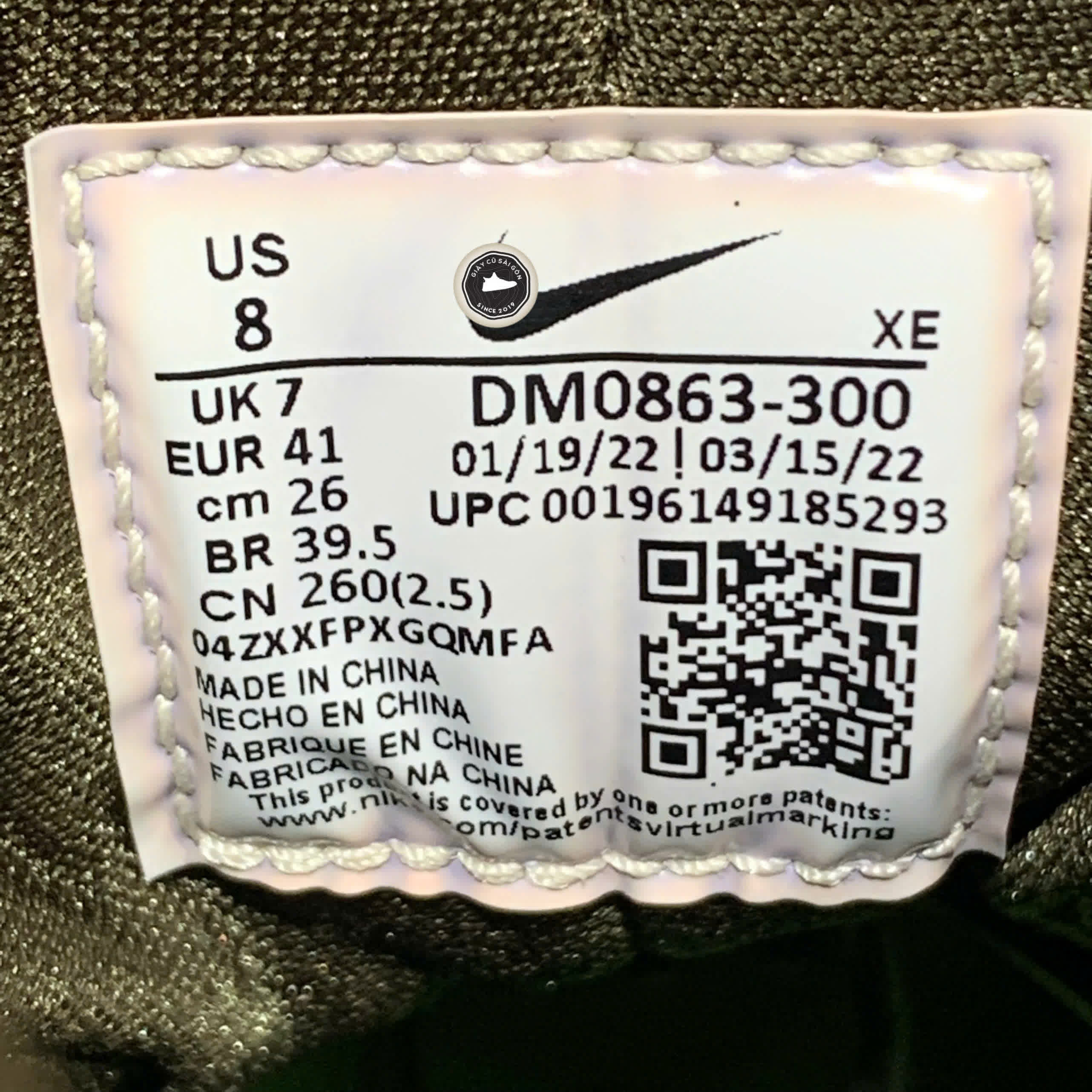 NIKE AIR HUARACHE CRATER PREMIUM ‘CARGO KHAKI’ DM0863-300 – GIÀY 2HAND