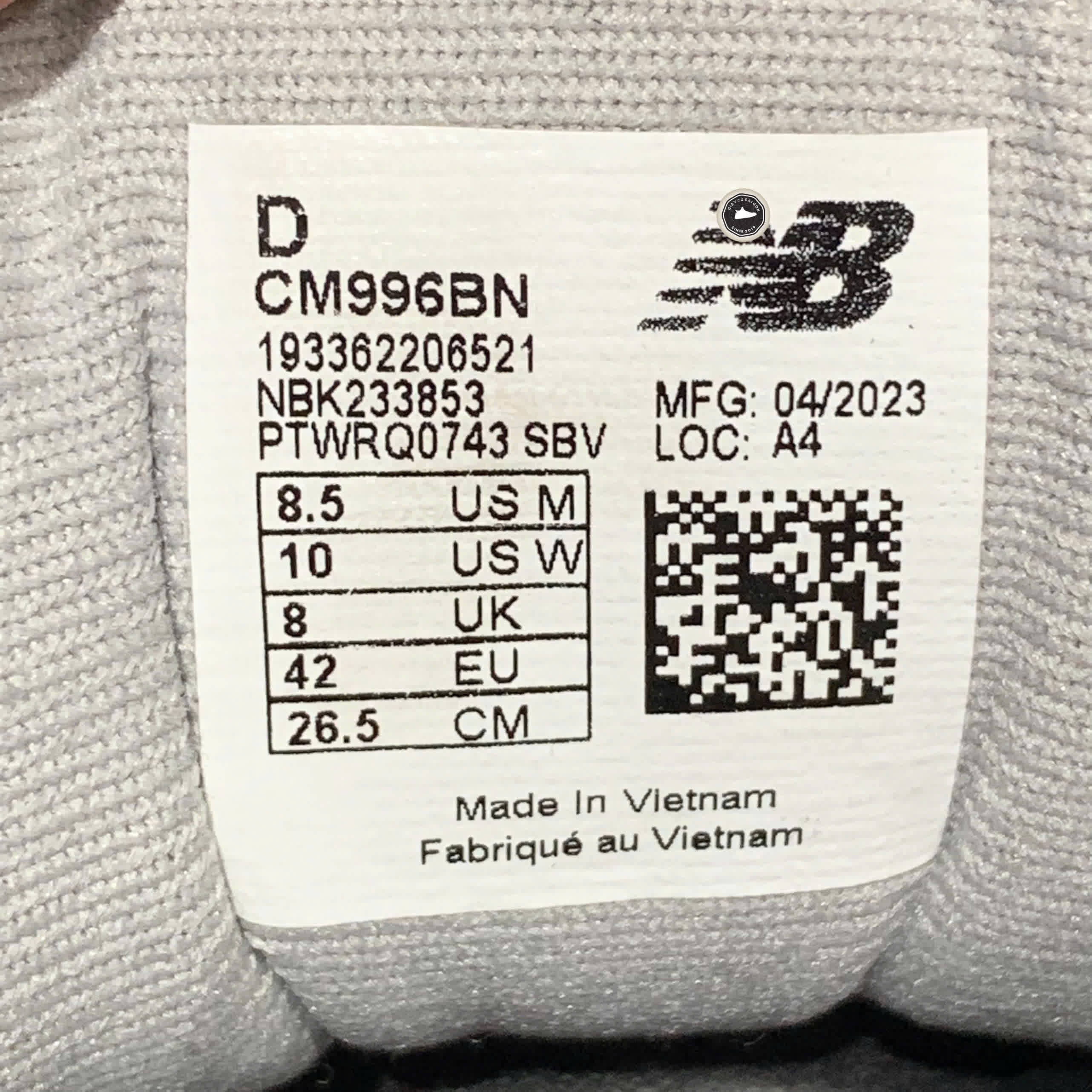 NEW BALANCE 996 CM996BN – GIÀY 2HAND