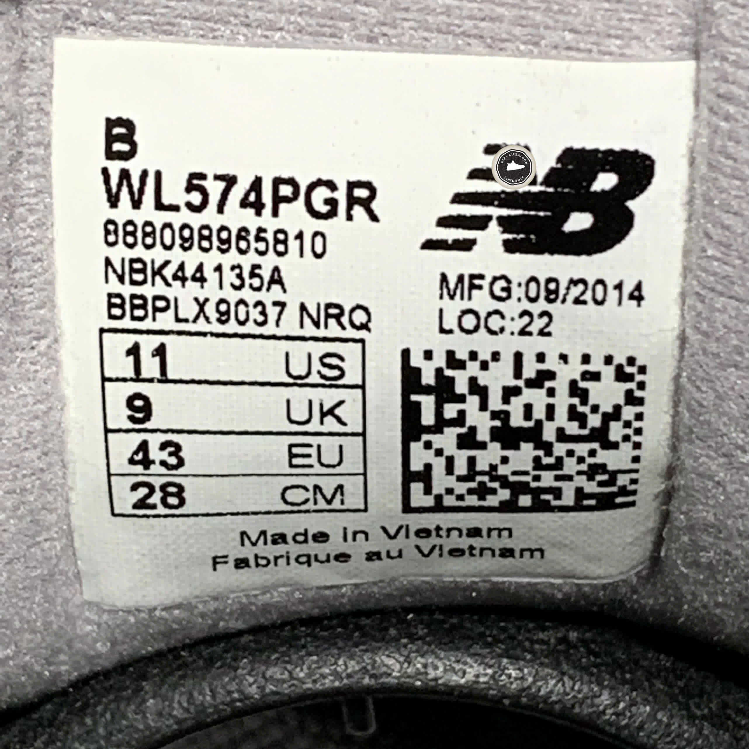 NEW BALANCE 574 'PENNANT PACK GREY' WL574PGR – GIÀY 2HAND