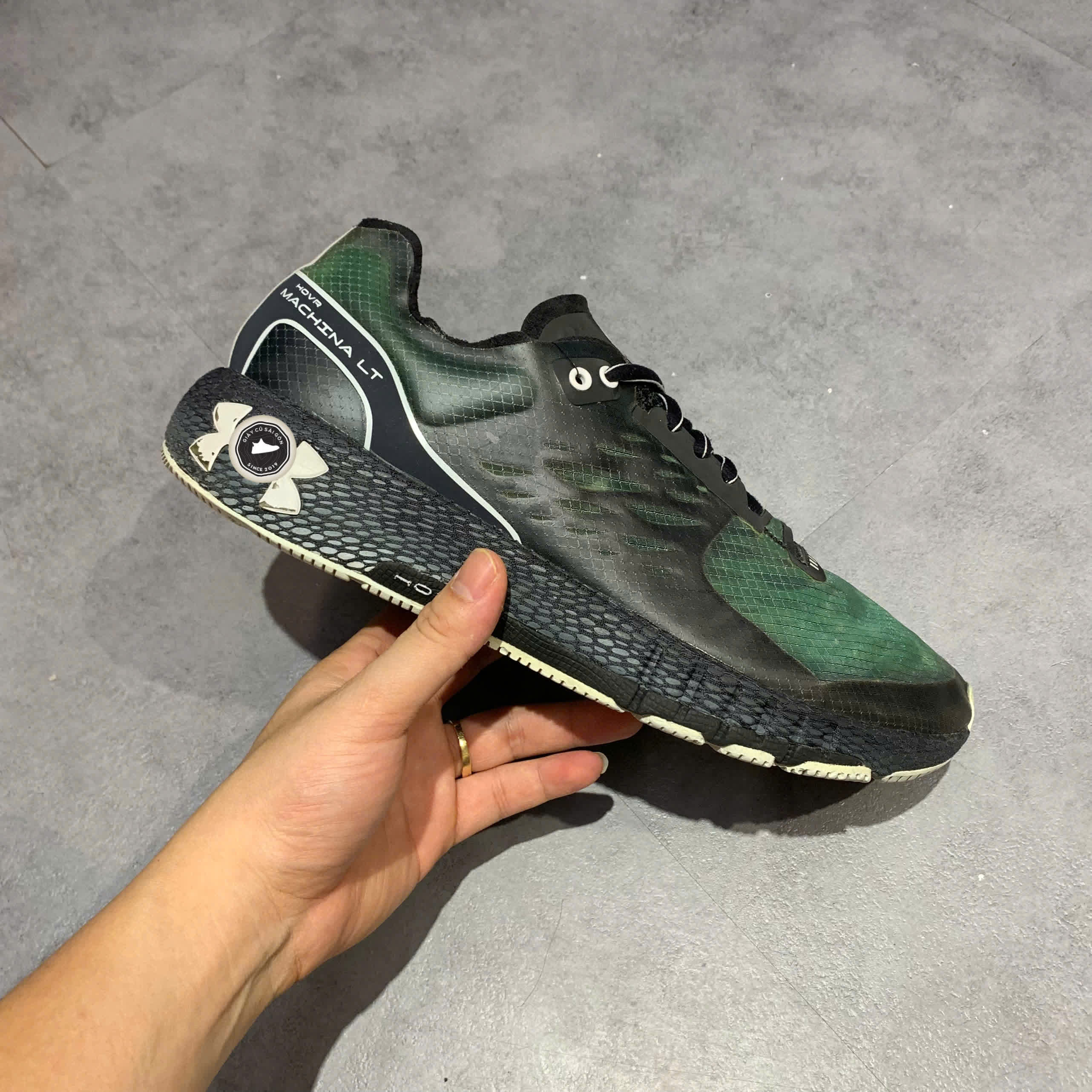 NIKE AIR ZOOM PEGASUS 38 'BLACK WHITE' CW7356-002 – SIZE 45 – GIÀY 2HAND CHÍNH HÃNG