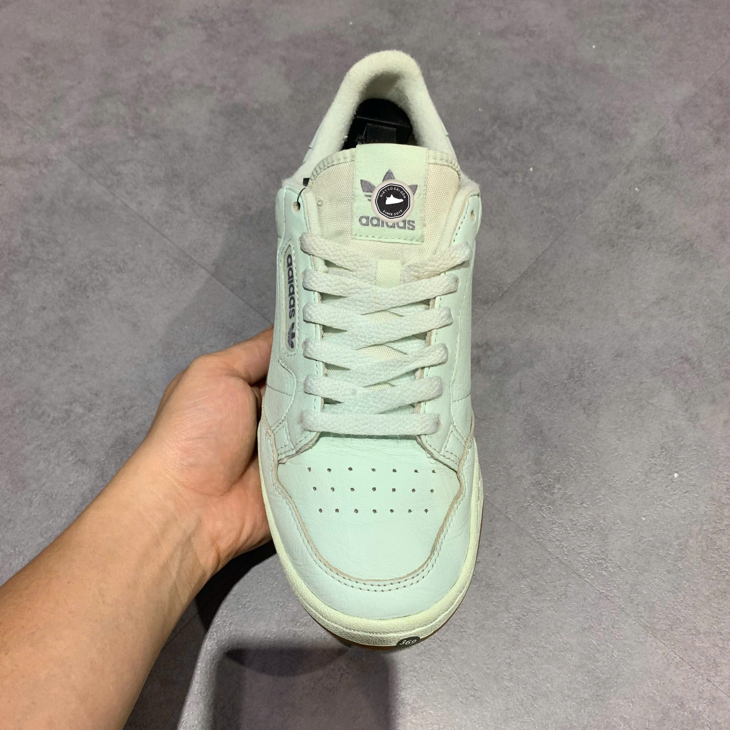 👟 ADIDAS CONTINENTAL 80 ‘ICE MINT’ BD7641 SIZE 40 2/3 GIÀY 2HAND CHÍNH HÃNG