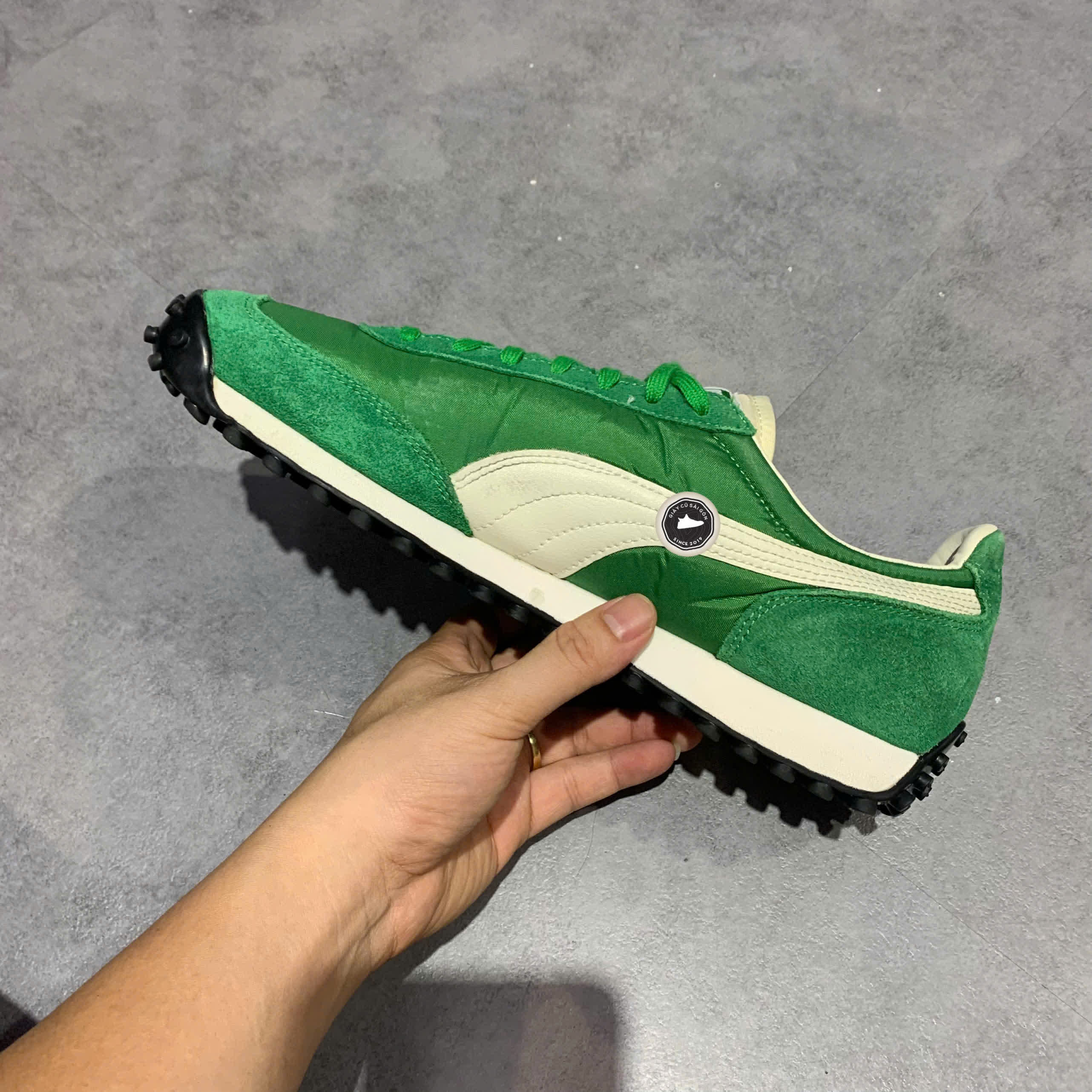 PUMA FAST RIDER OG 'GREEN WHITE' – 387323 08 – GIÀY 2HAND CHÍNH HÃNG