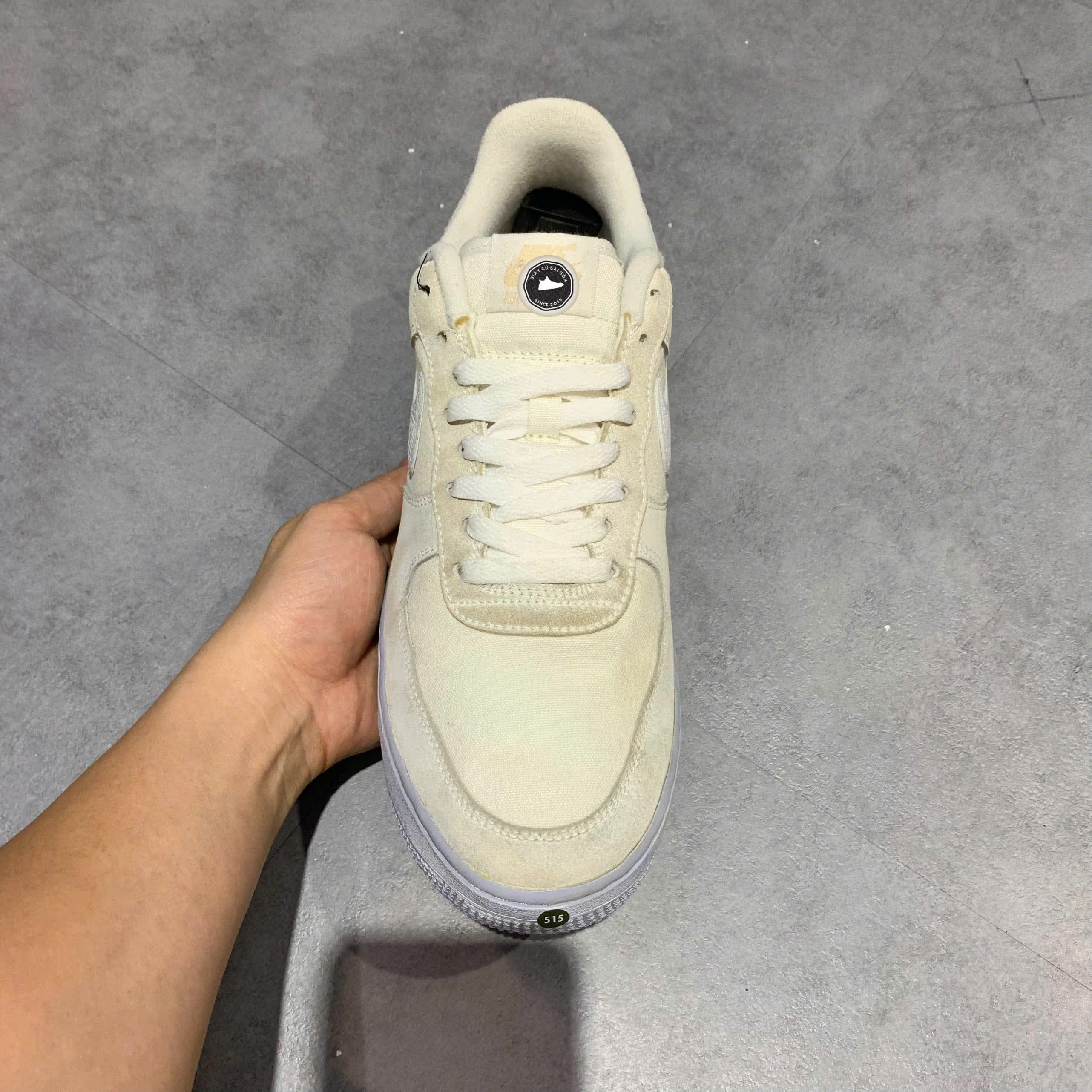 👟 NIKE AIR FORCE 1 LOW ’07 LV8 EMB SUMMIT WHITE BLUE WHISPER’ DV0787-100 – SIZE 43 – GIÀY 2HAND CHÍNH HÃNG