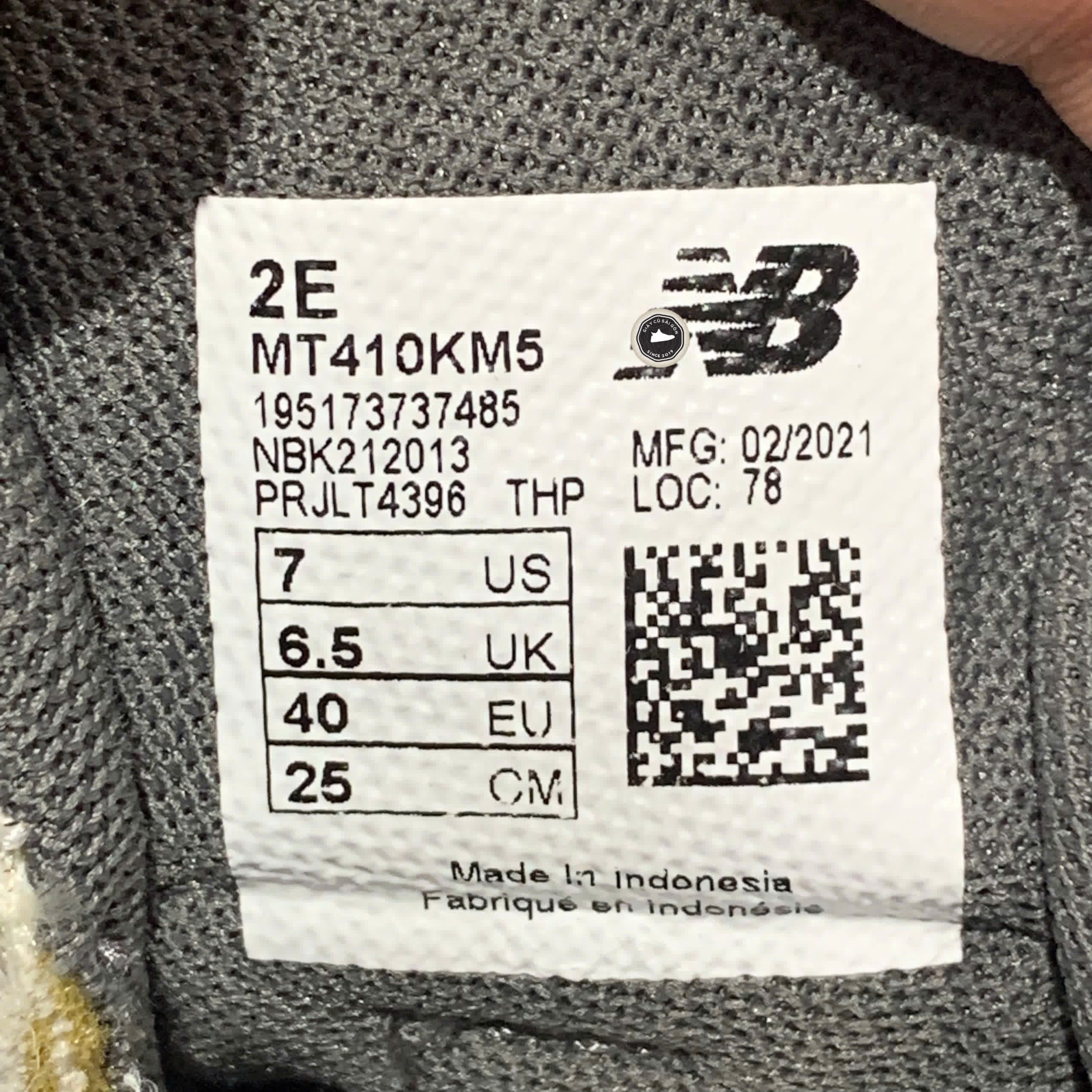 👟 NEW BALANCE 410 ‘SILVER’ – MT410KM5 SIZE 42 – GIÀY 2HAND CHÍNH HÃNG
