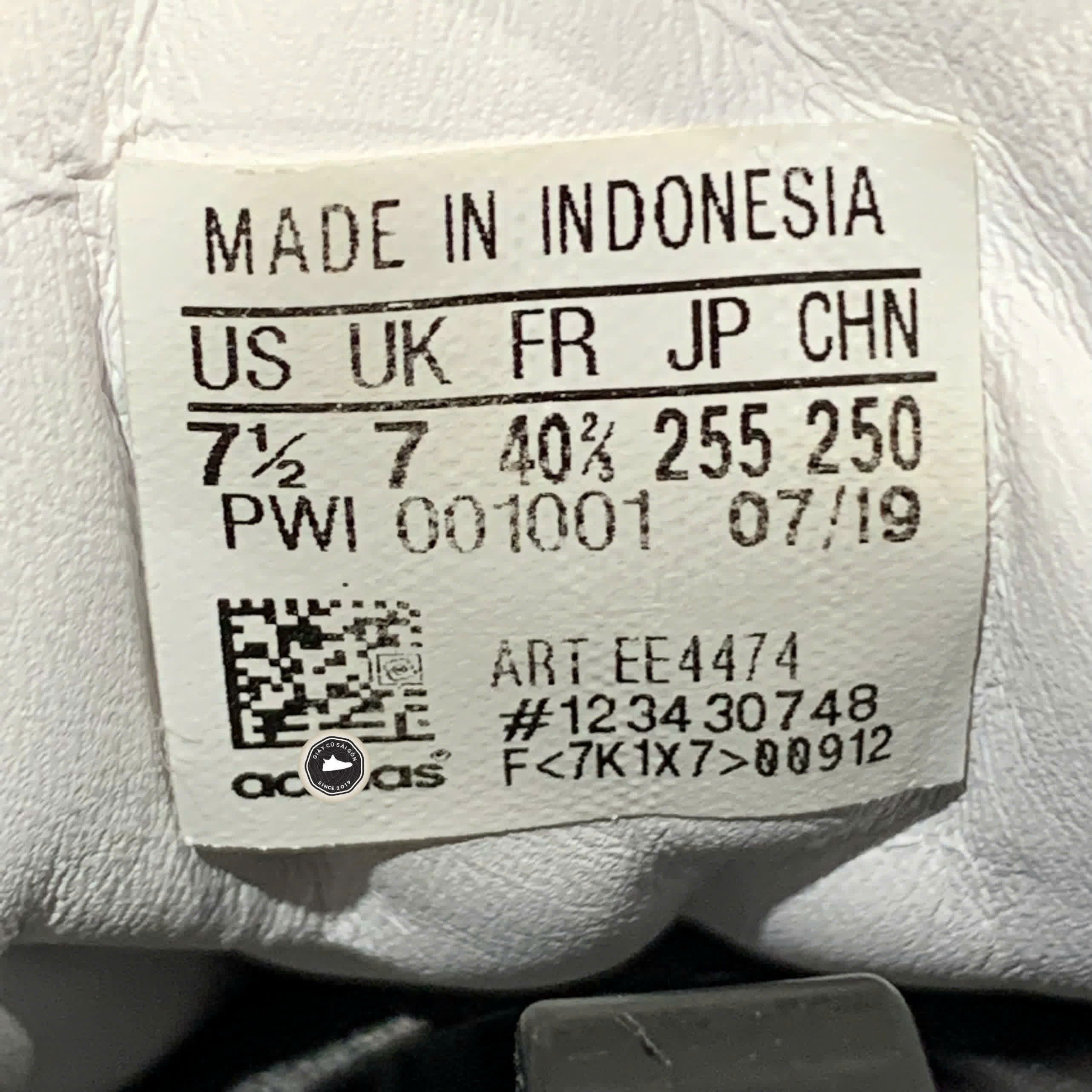 ADIDAS SUPERSTAR 'WHITE BLUE' EE4474 SIZE 40 2/3 – GIÀY 2HAND CHÍNH HÃNG