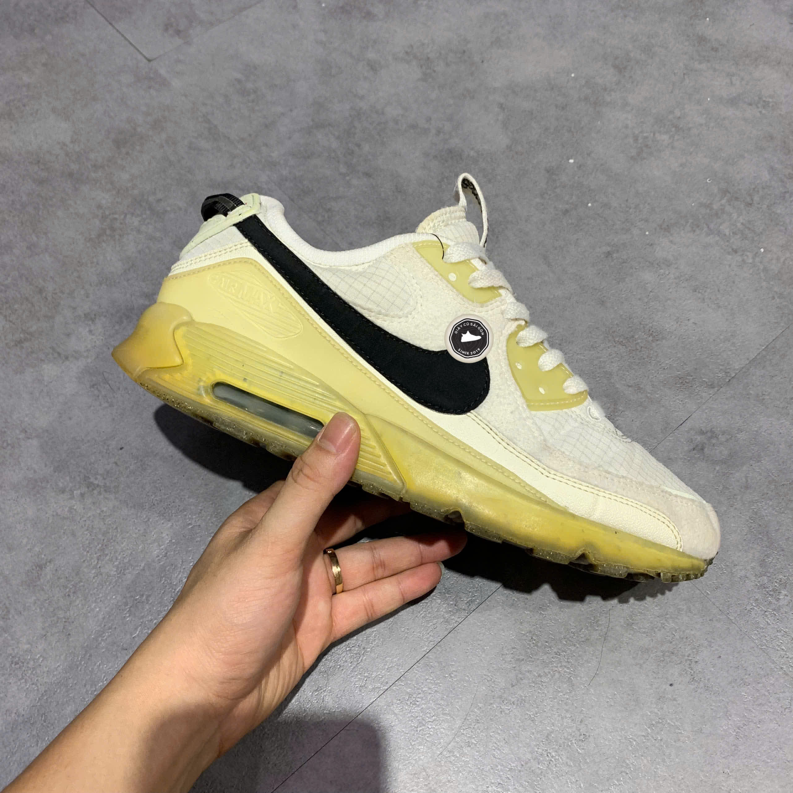 NIKE AIR MAX 90 TERRASCAPE 'SAIL SEA GLASS' DH2973-100 SIZE 43 – GIÀY 2HAND CHÍNH HÃNG