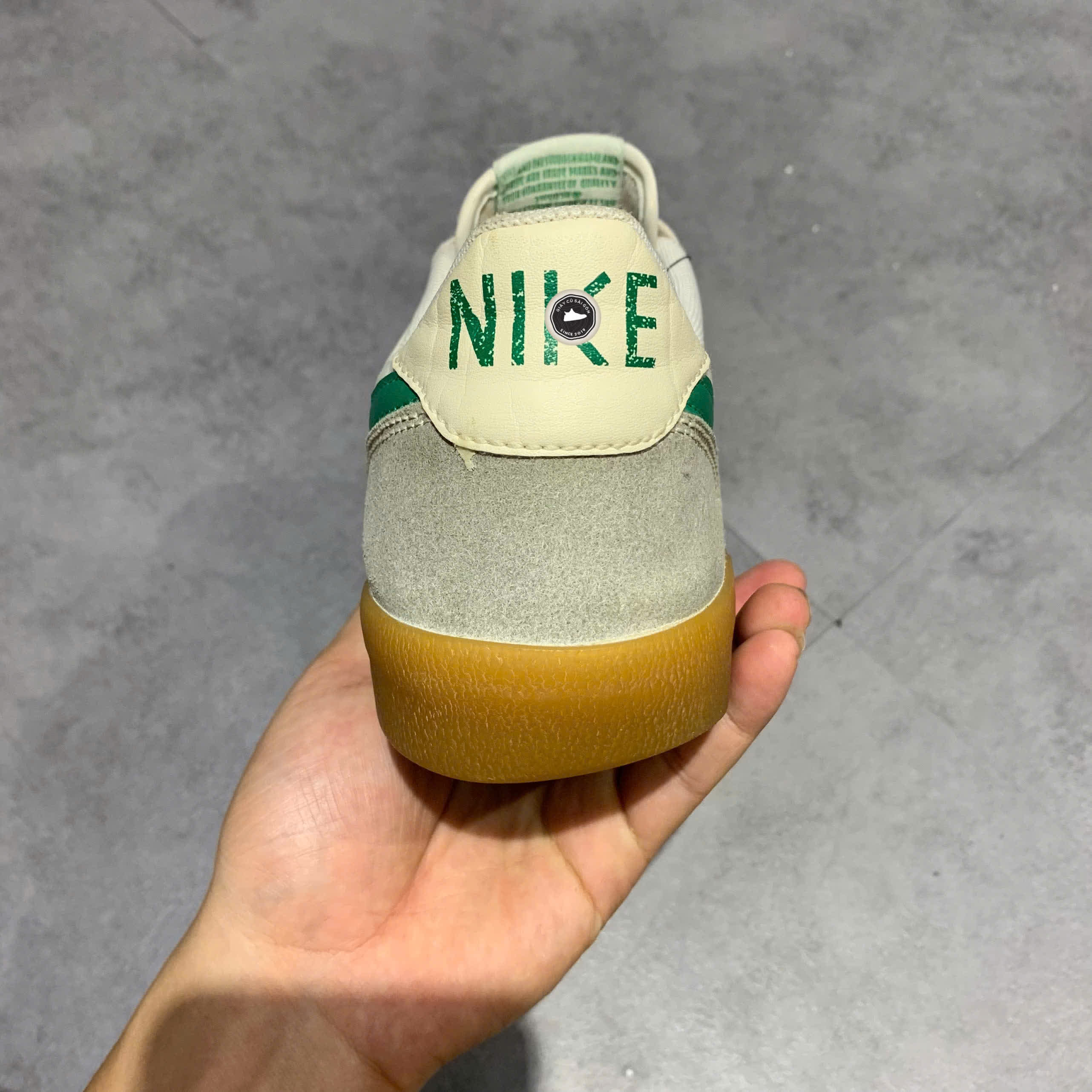 NIKE KILLSHOT 2 LEATHER 'SAIL/LUCID GREEN' 432997-111 SIZE 44.5 – GIÀY 2HAND CHÍNH HÃNG