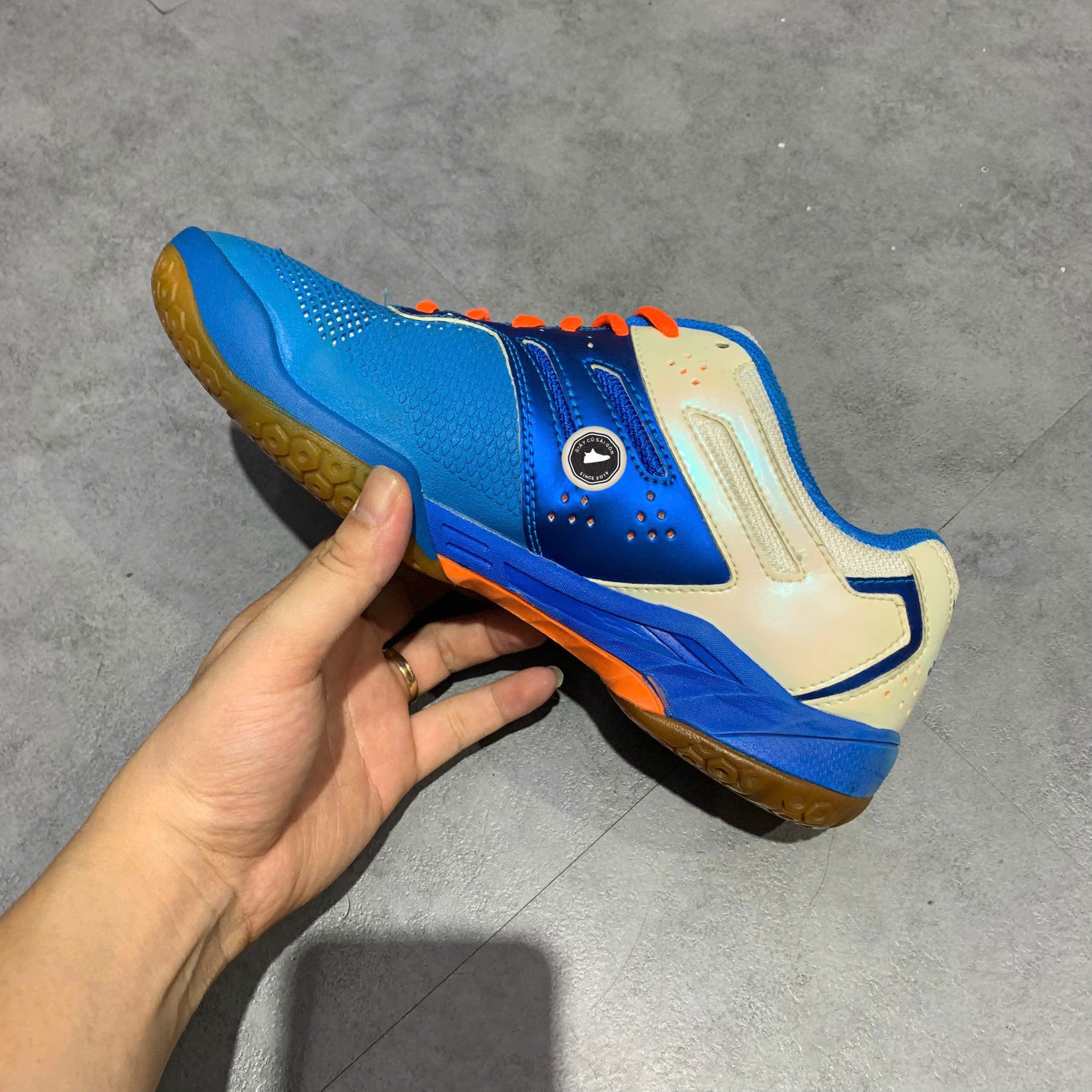 YONEX POWER CUSHION SHB 02 MX 'BLUE' SIZE 40 – GIÀY 2HAND CHÍNH HÃNG