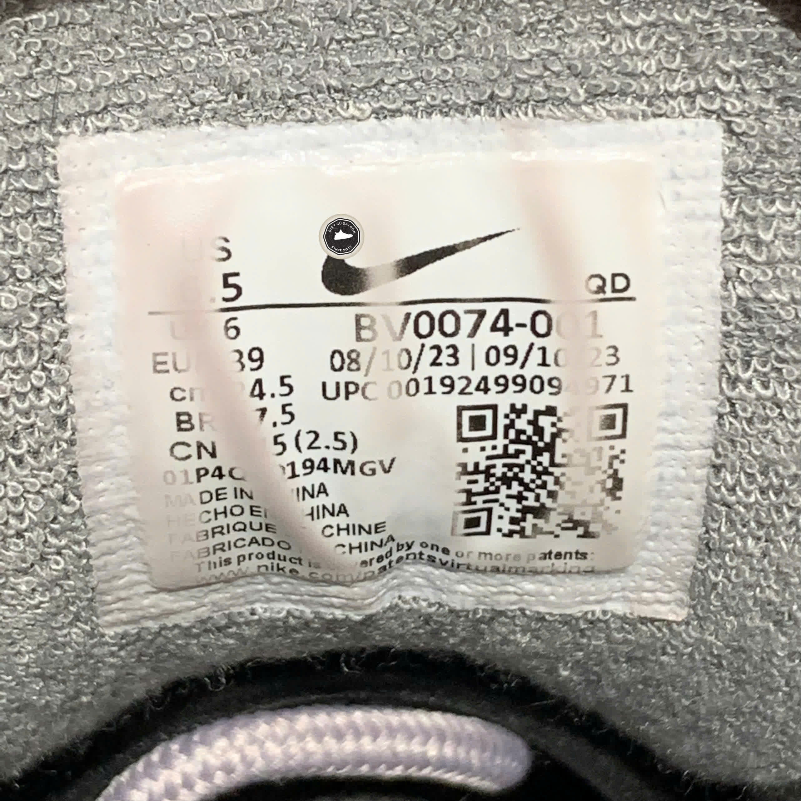 NIKE M2K TEKNO 'ATMOSPHERE GREY' BV0074-001 SIZE 39 – GIÀY 2HAND CHÍNH HÃNG